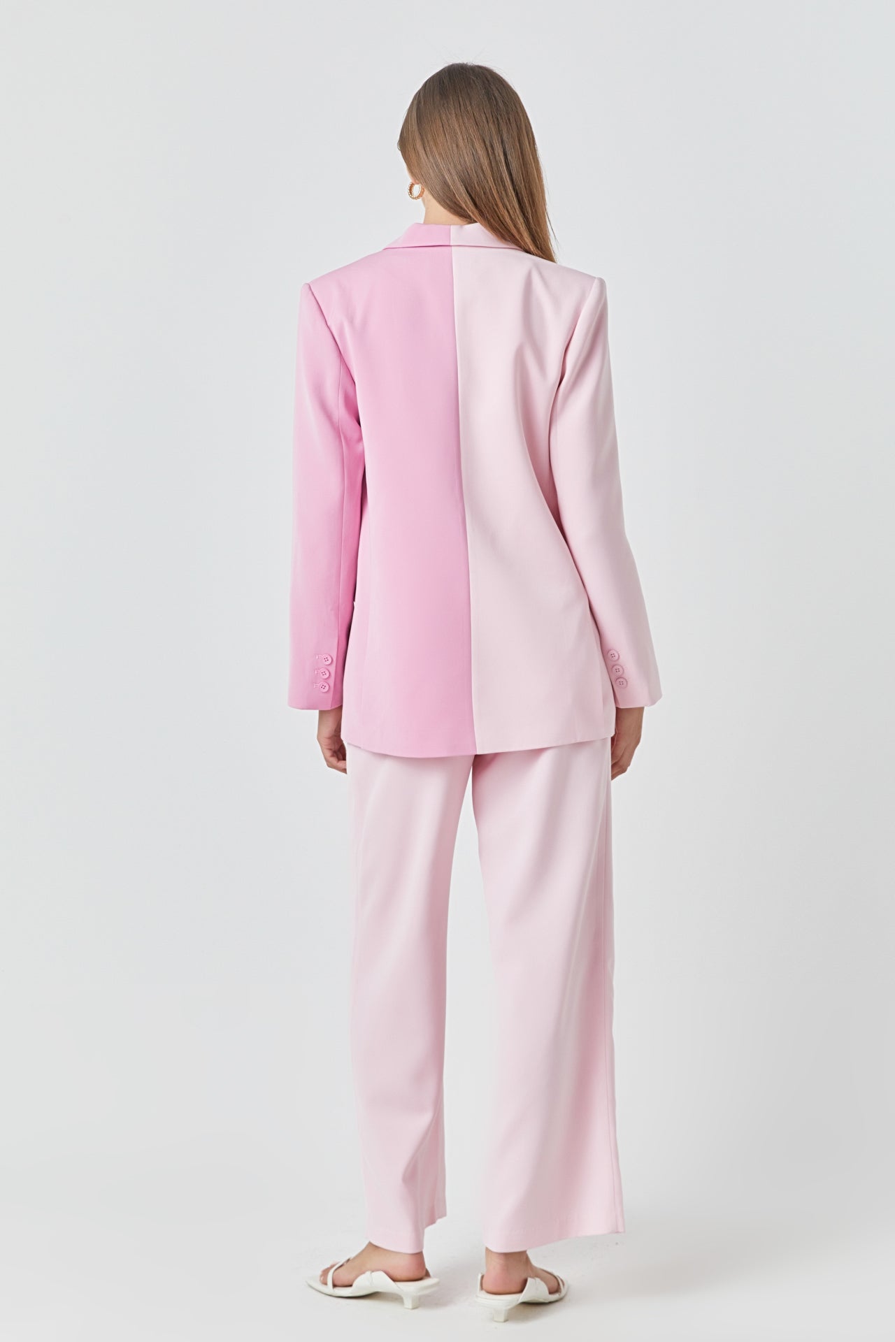 ENDLESS ROSE - Duo Color Block Blazer - BLAZERS available at Objectrare