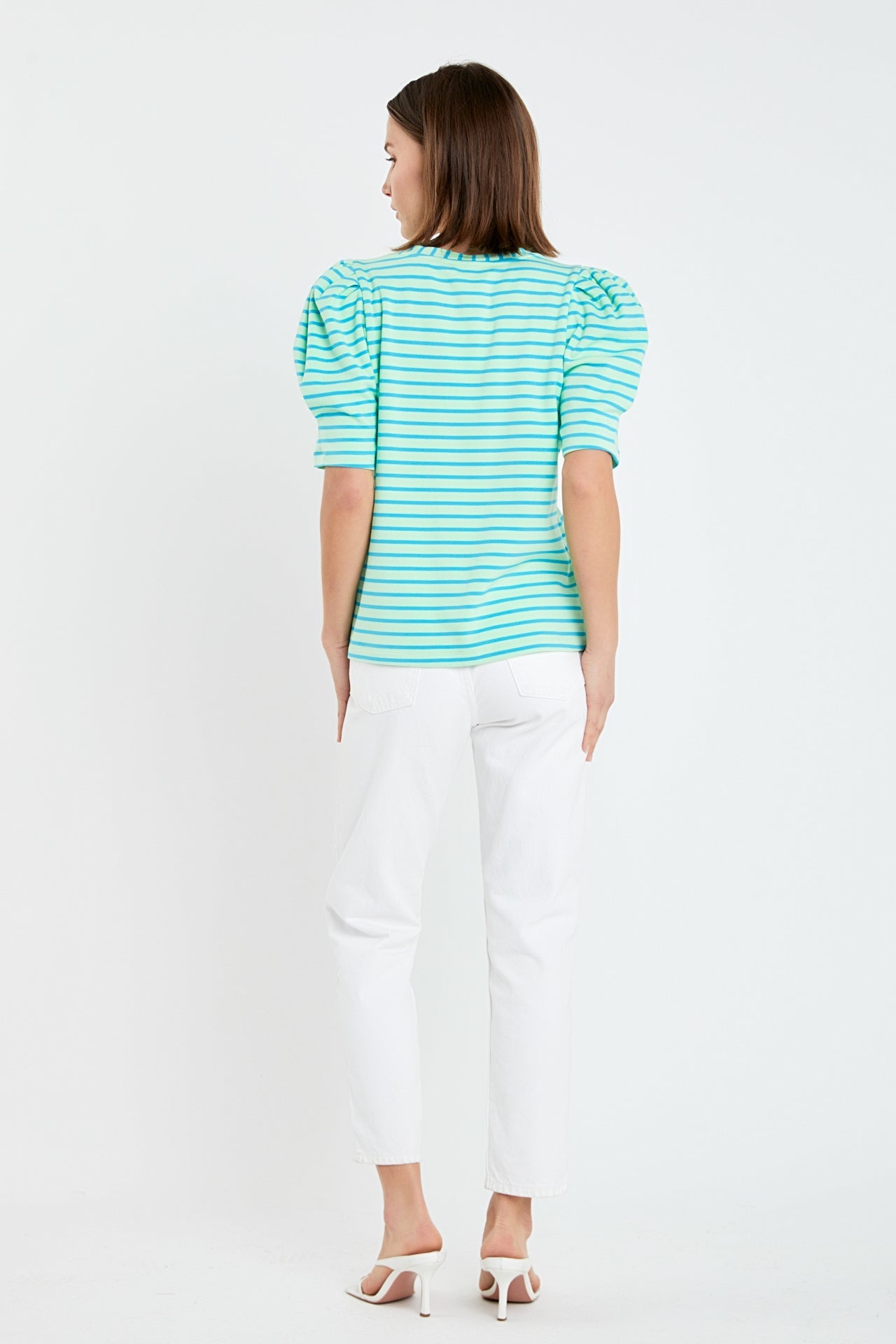 ENGLISH FACTORY - Stripe Women Knit Shirt - TOPS available at Objectrare