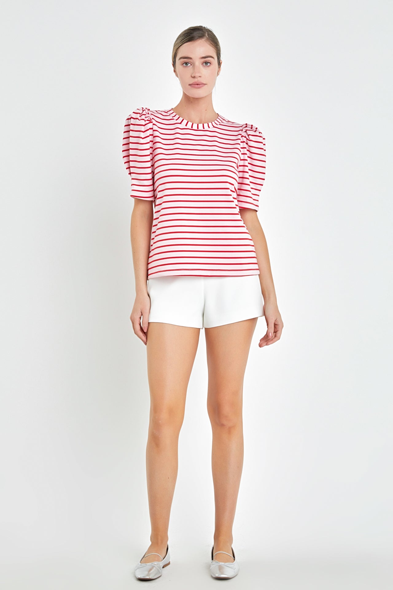 ENGLISH FACTORY - Stripe Women Knit Shirt - TOPS available at Objectrare