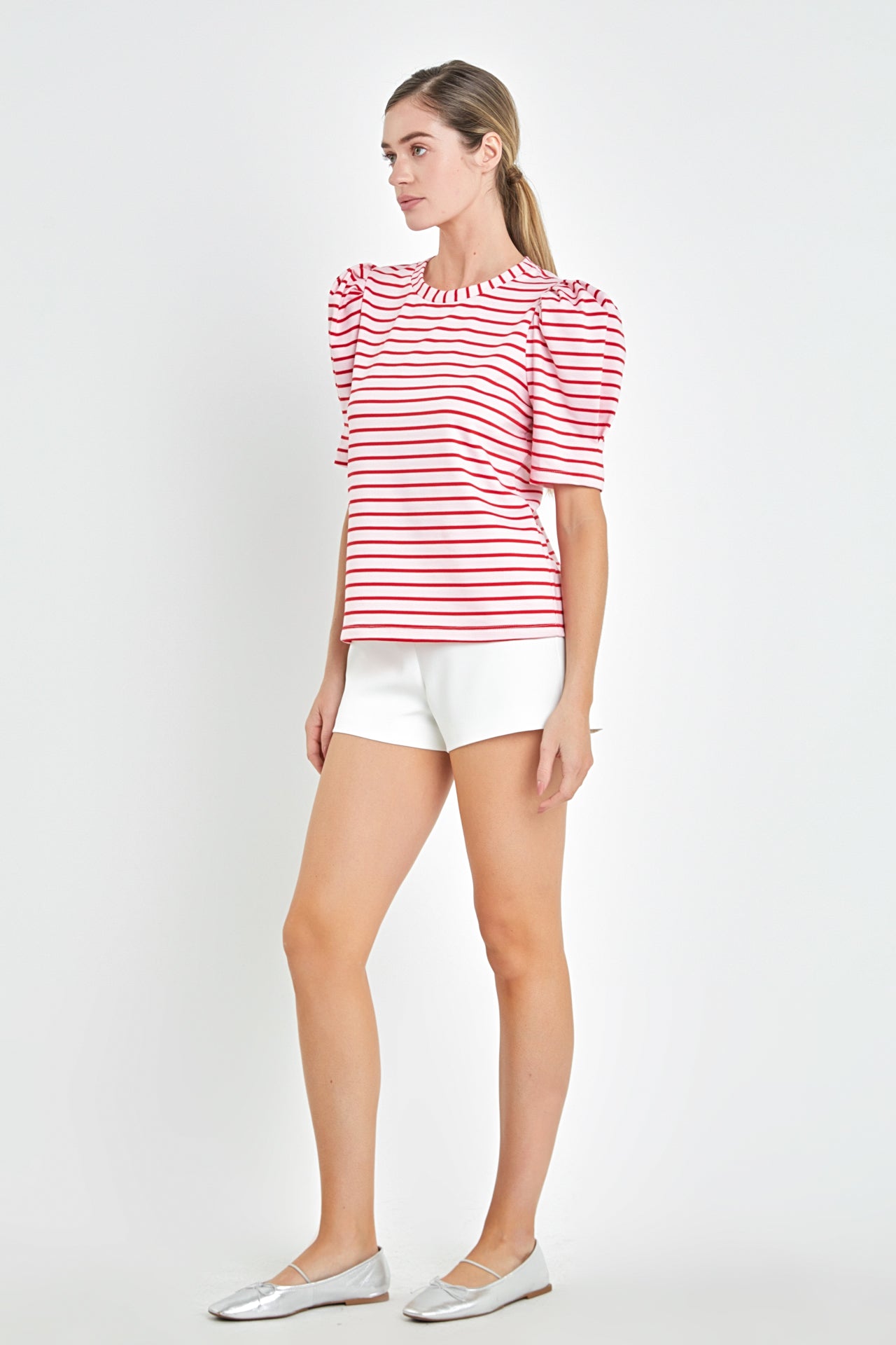 ENGLISH FACTORY - Stripe Women Knit Shirt - TOPS available at Objectrare