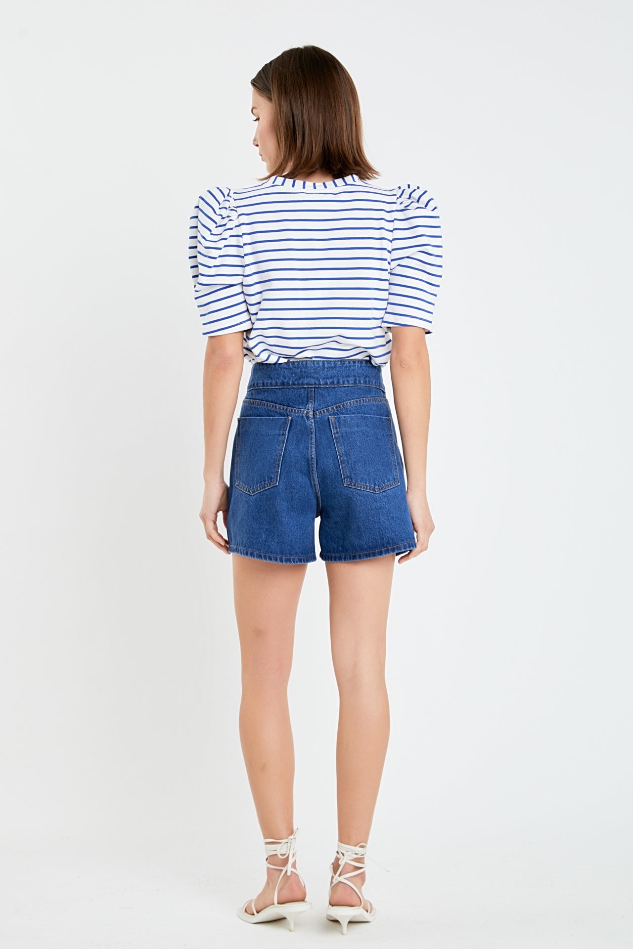 Stripe Women Knit Shirt