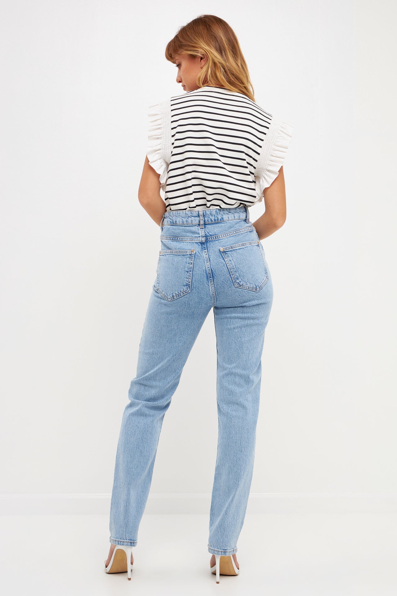ENGLISH FACTORY - Ruffle Cap Sleeve Top - TOPS available at Objectrare