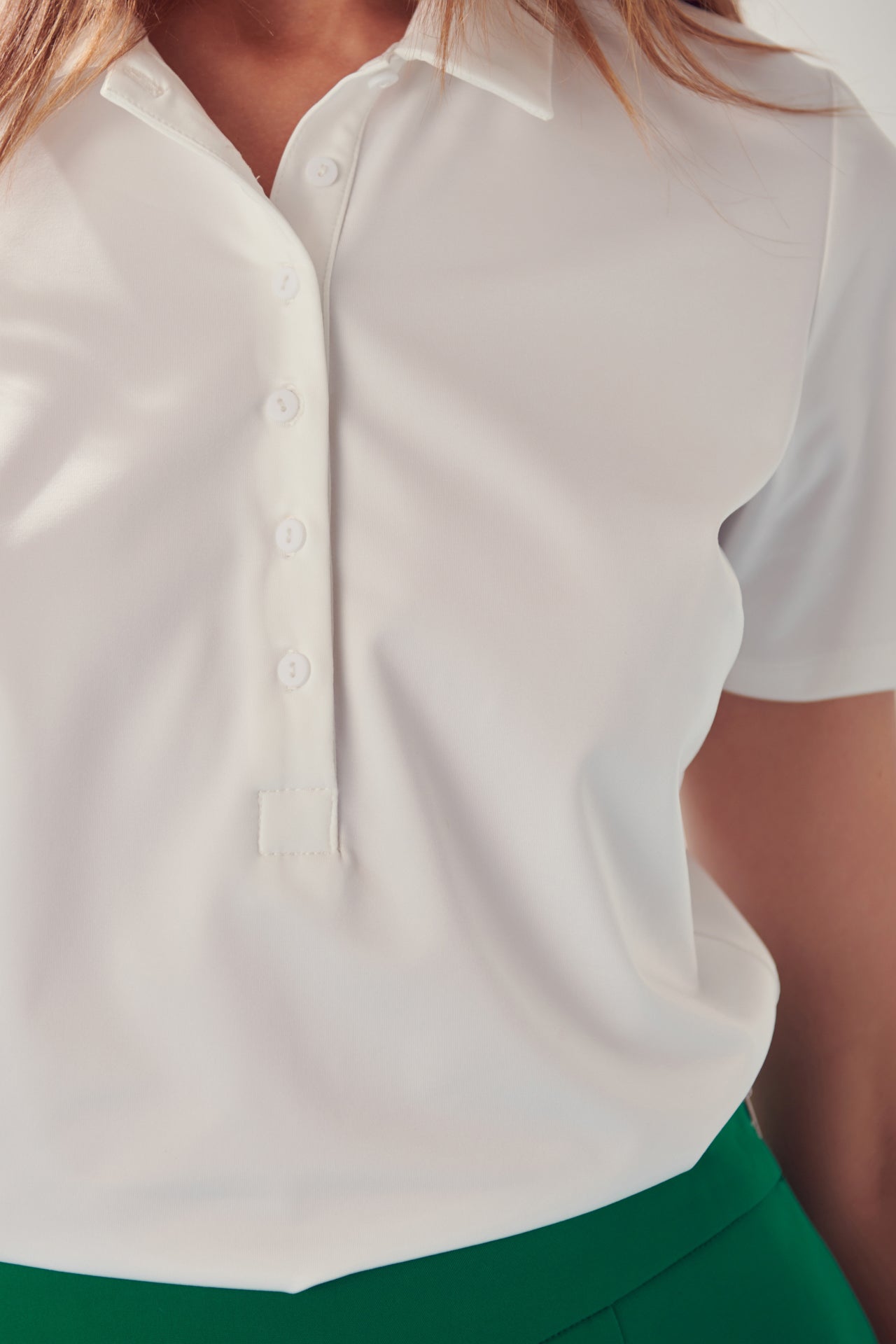 ENGLISH FACTORY - Sportswear Short Sleeve Stretched Top - T-SHIRTS available at Objectrare