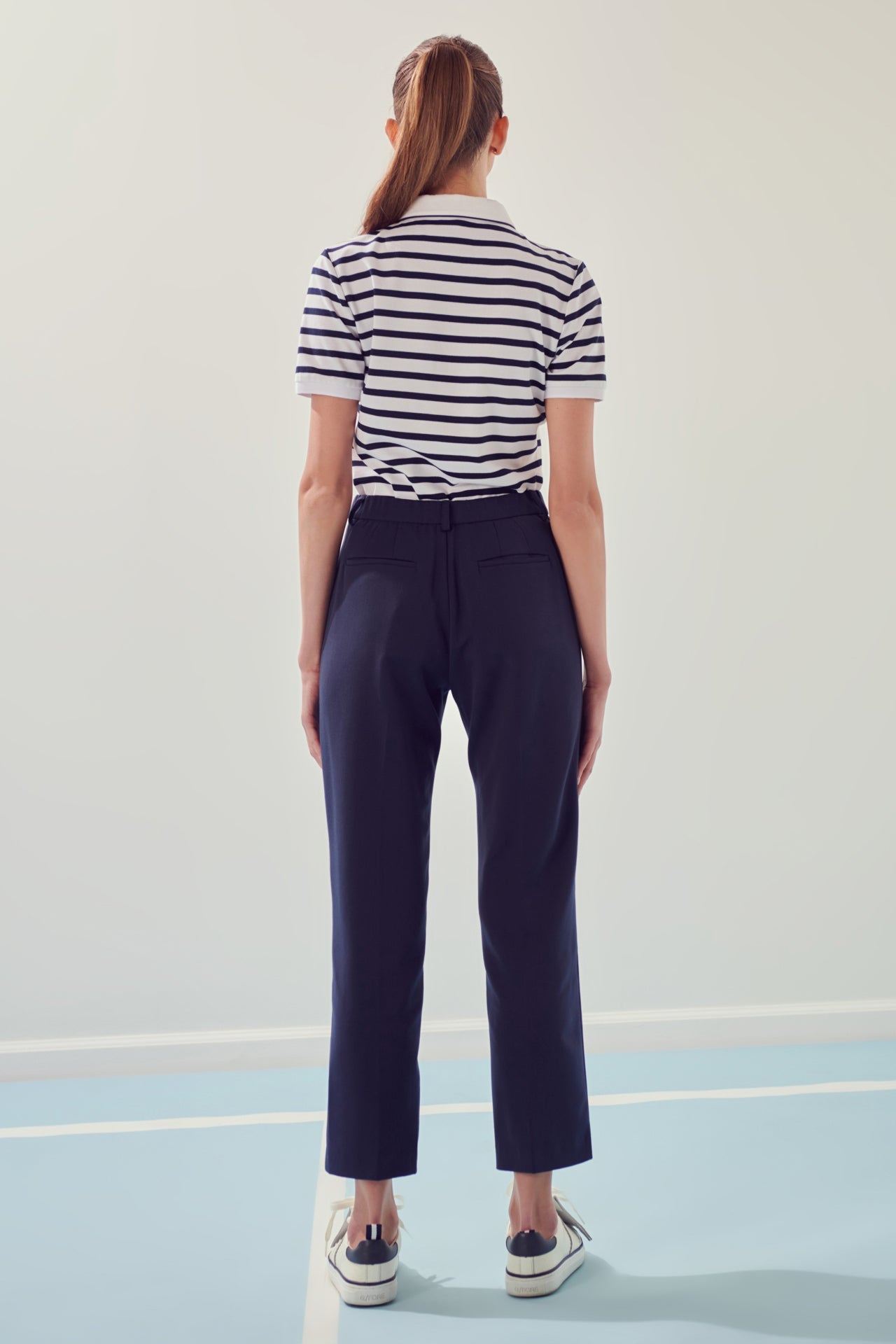 ENGLISH FACTORY - Sportswear Knit Polo Shirt - TOPS available at Objectrare