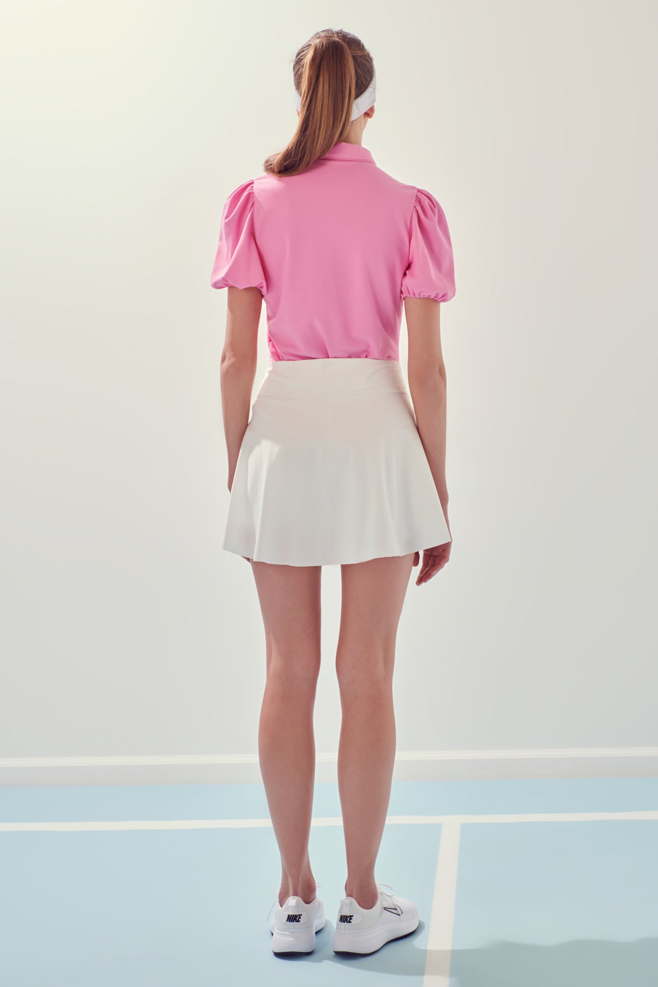 ENGLISH FACTORY - Puff Sleeve Jersey Top - TOPS available at Objectrare