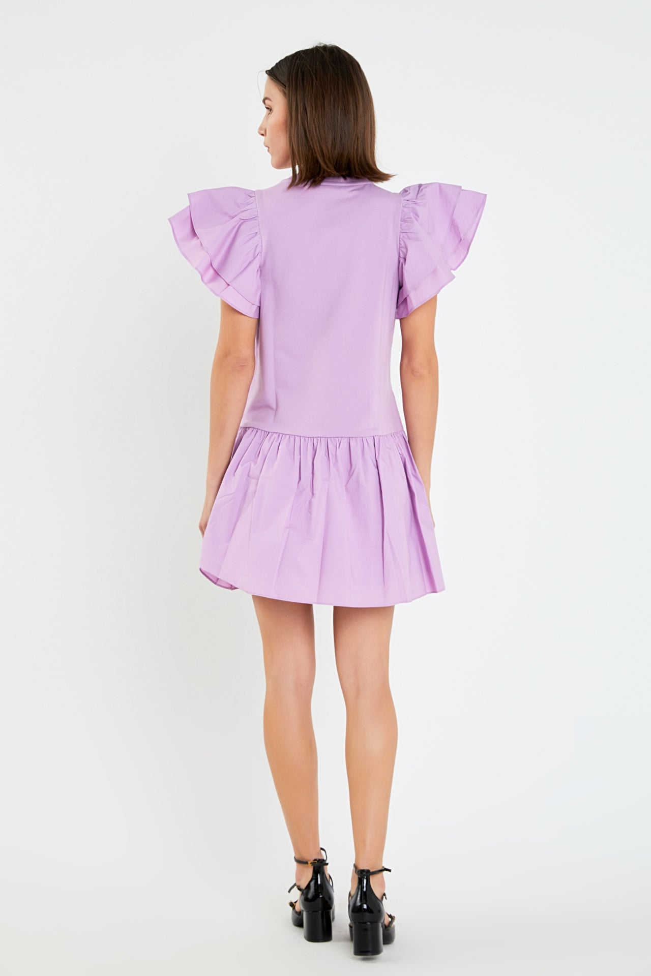 ENGLISH FACTORY - Layered Ruffles Mini Dress - DRESSES available at Objectrare