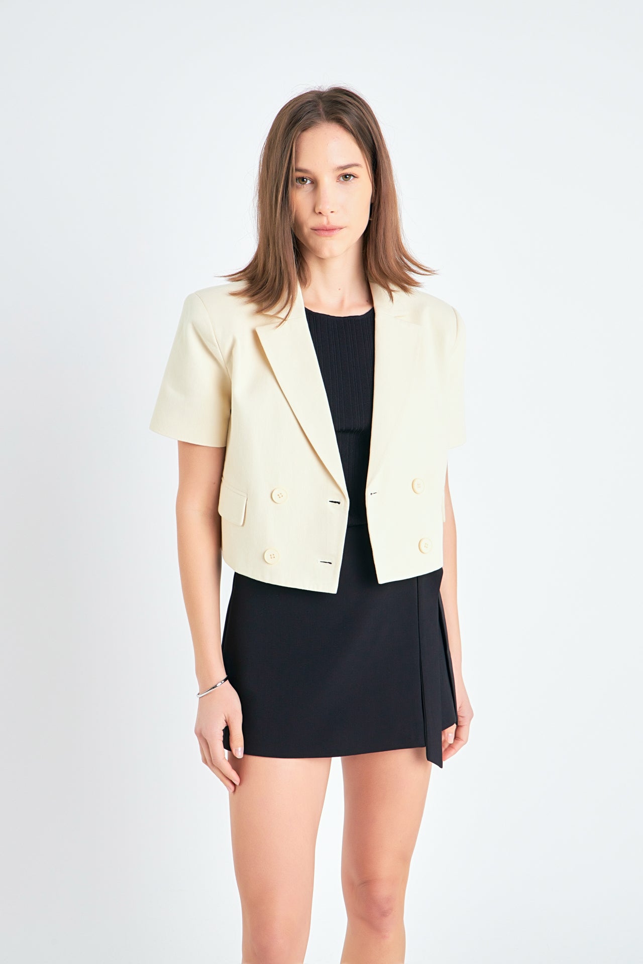 ENGLISH FACTORY - Short Sleeve Blazer - BLAZERS available at Objectrare