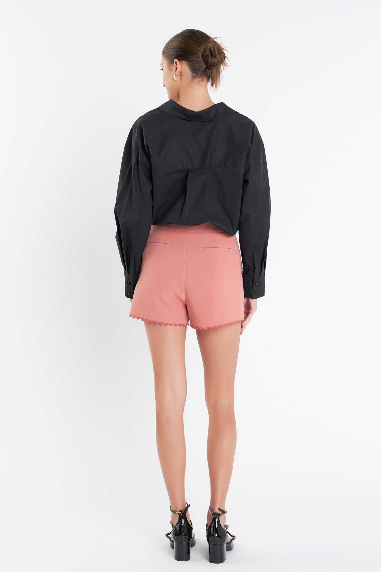ENGLISH FACTORY - Rickrack Edge Short - SHORTS available at Objectrare