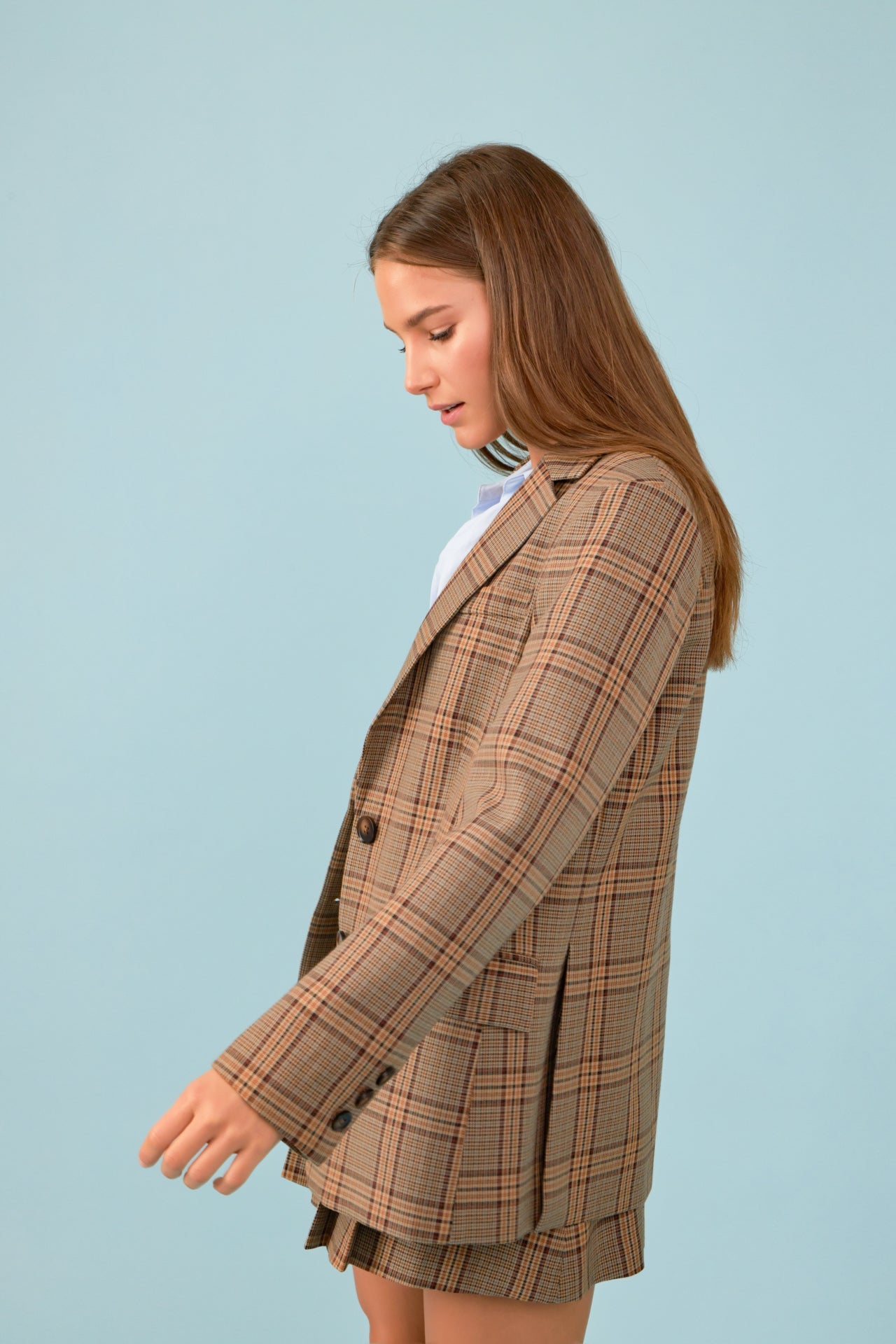 ENGLISH FACTORY - Oversized Check Blazer - BLAZERS available at Objectrare