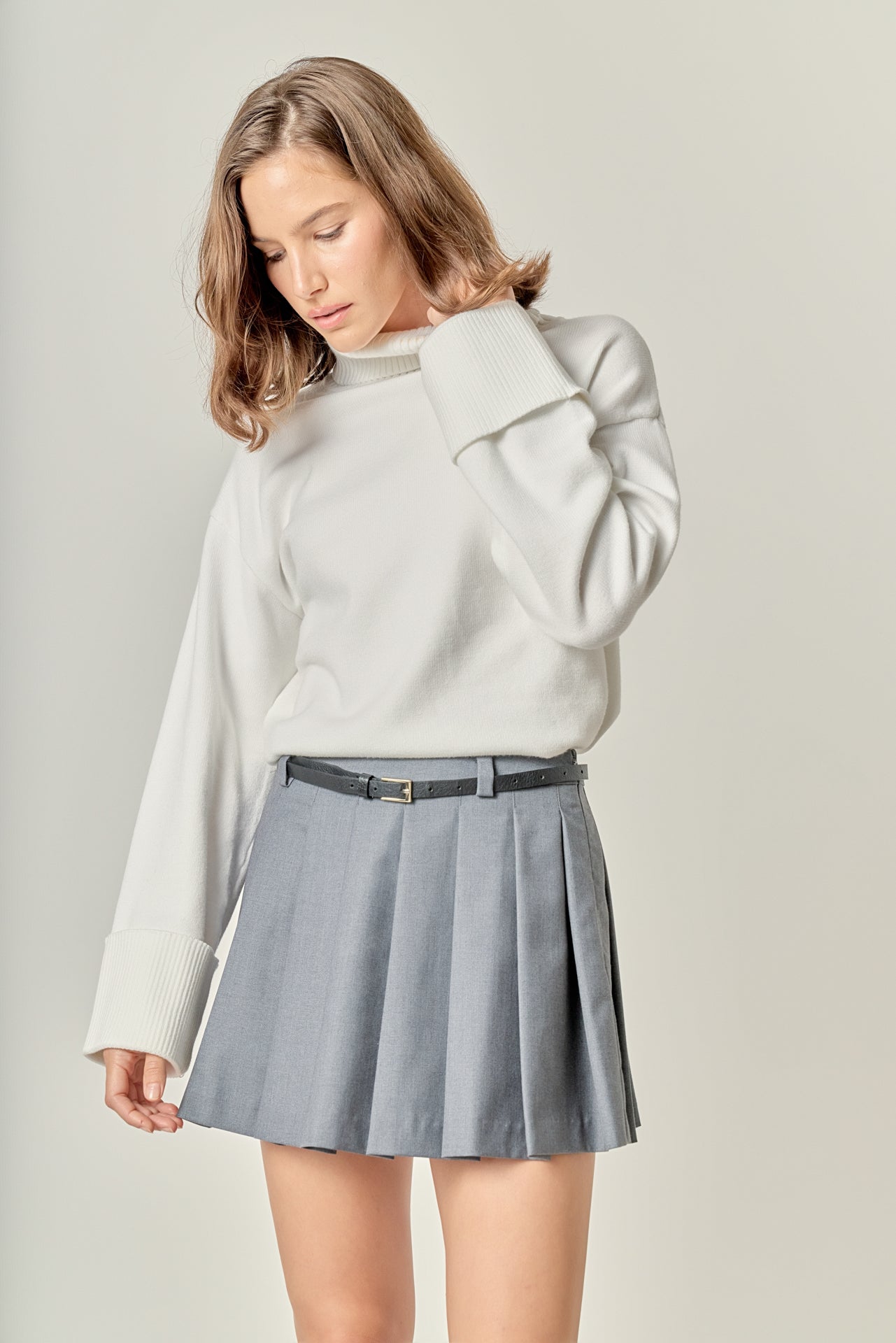 ENGLISH FACTORY - Turtle Neck Sweater - SWEATERS & KNITS available at Objectrare