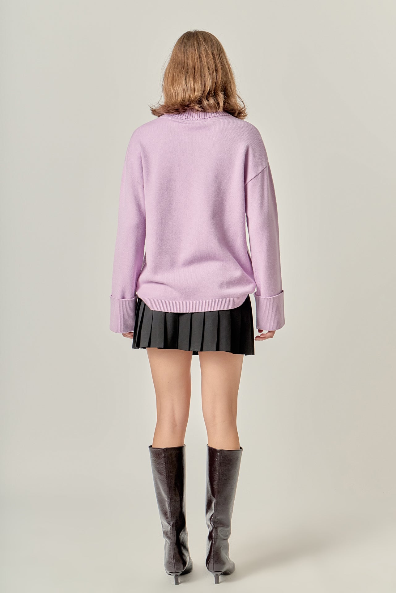 ENGLISH FACTORY - Turtle Neck Sweater - SWEATERS & KNITS available at Objectrare