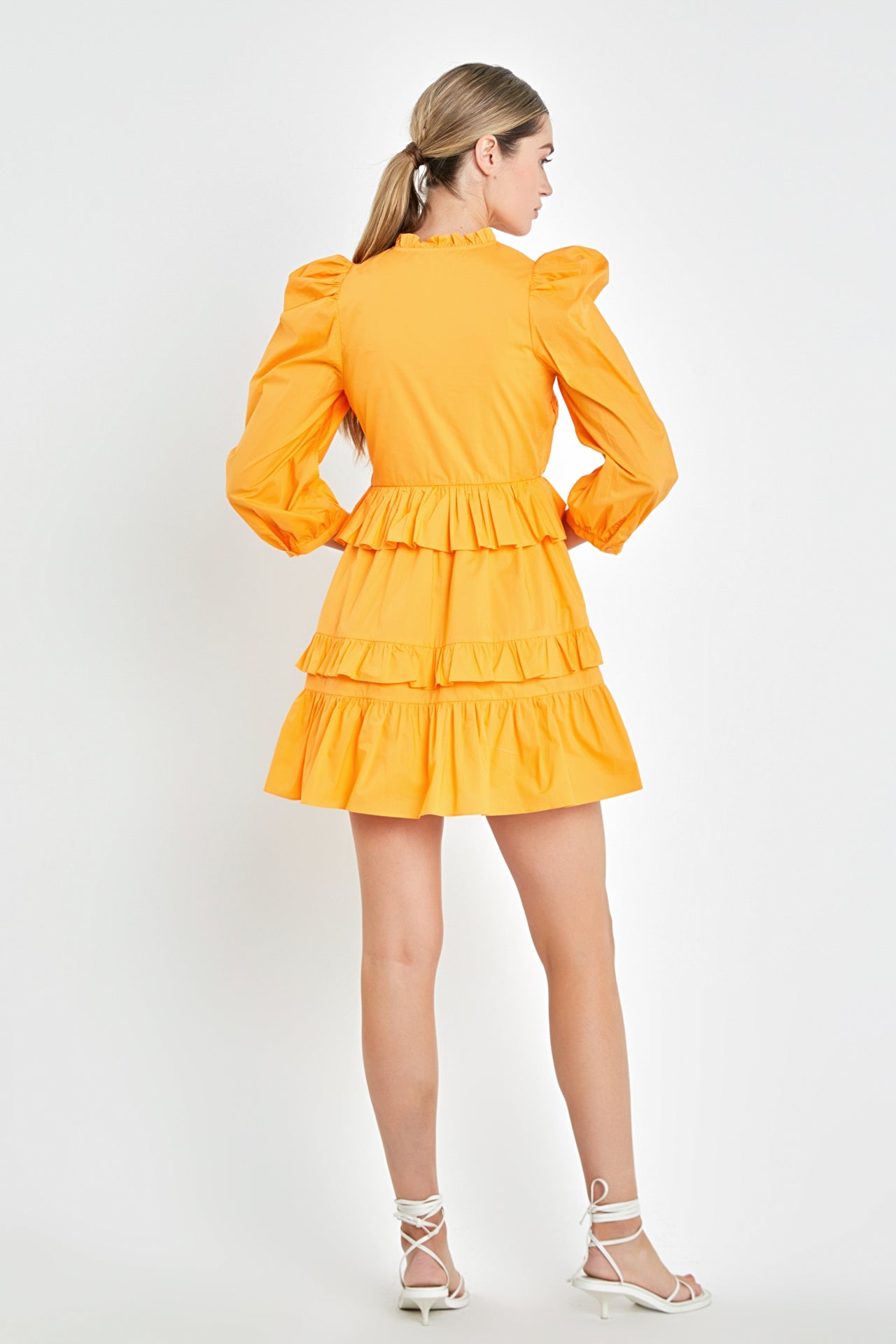 ENGLISH FACTORY - Smocking Detail Mini Dress - DRESSES available at Objectrare