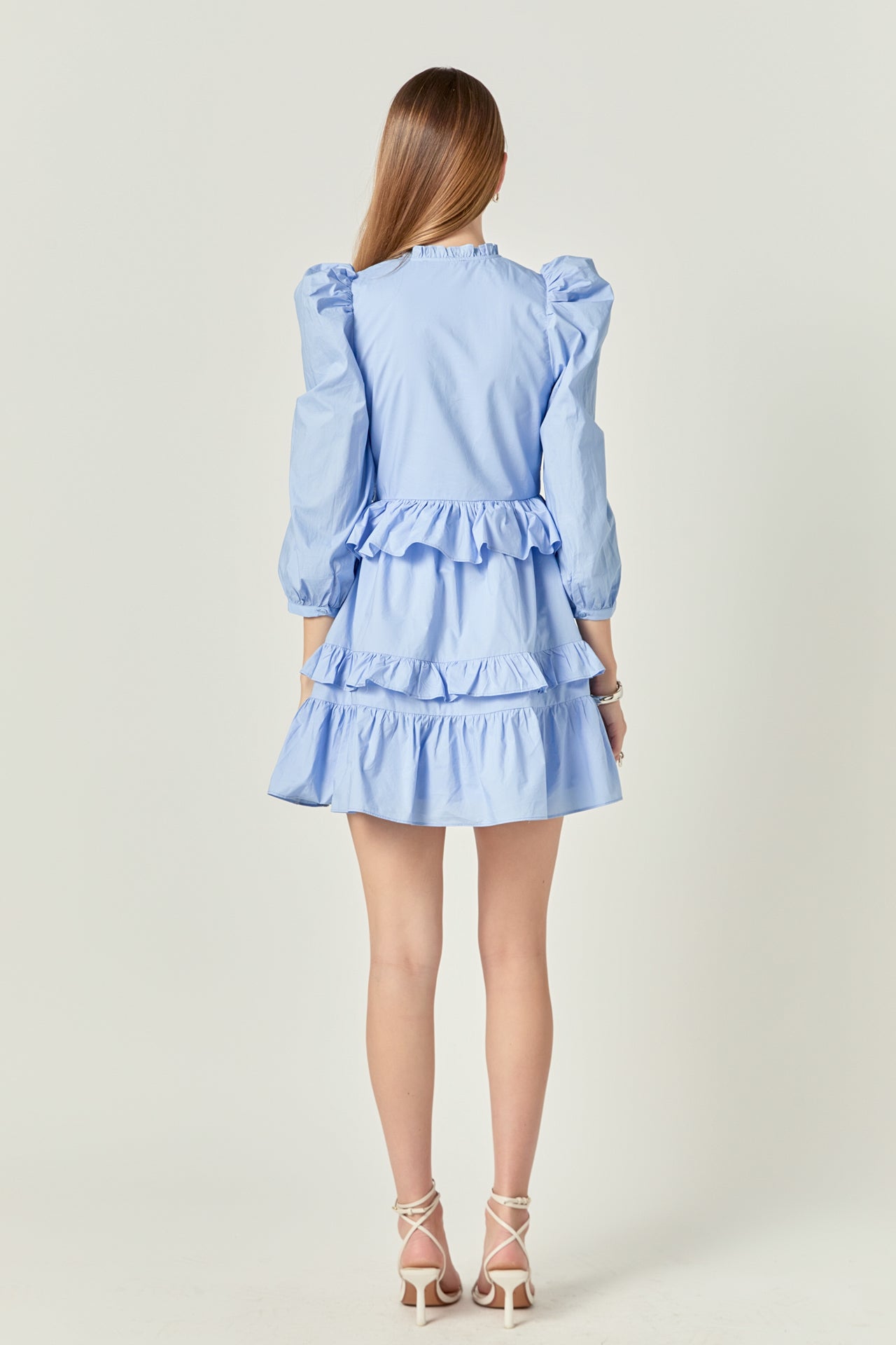 ENGLISH FACTORY - Smocking Detail Mini Dress - DRESSES available at Objectrare