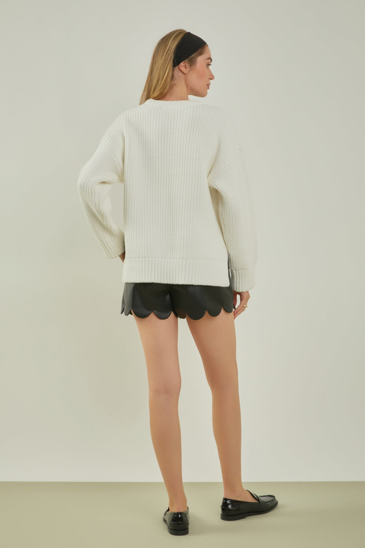 ENGLISH FACTORY - Oversize Ribbed Sweater - SWEATERS & KNITS available at Objectrare