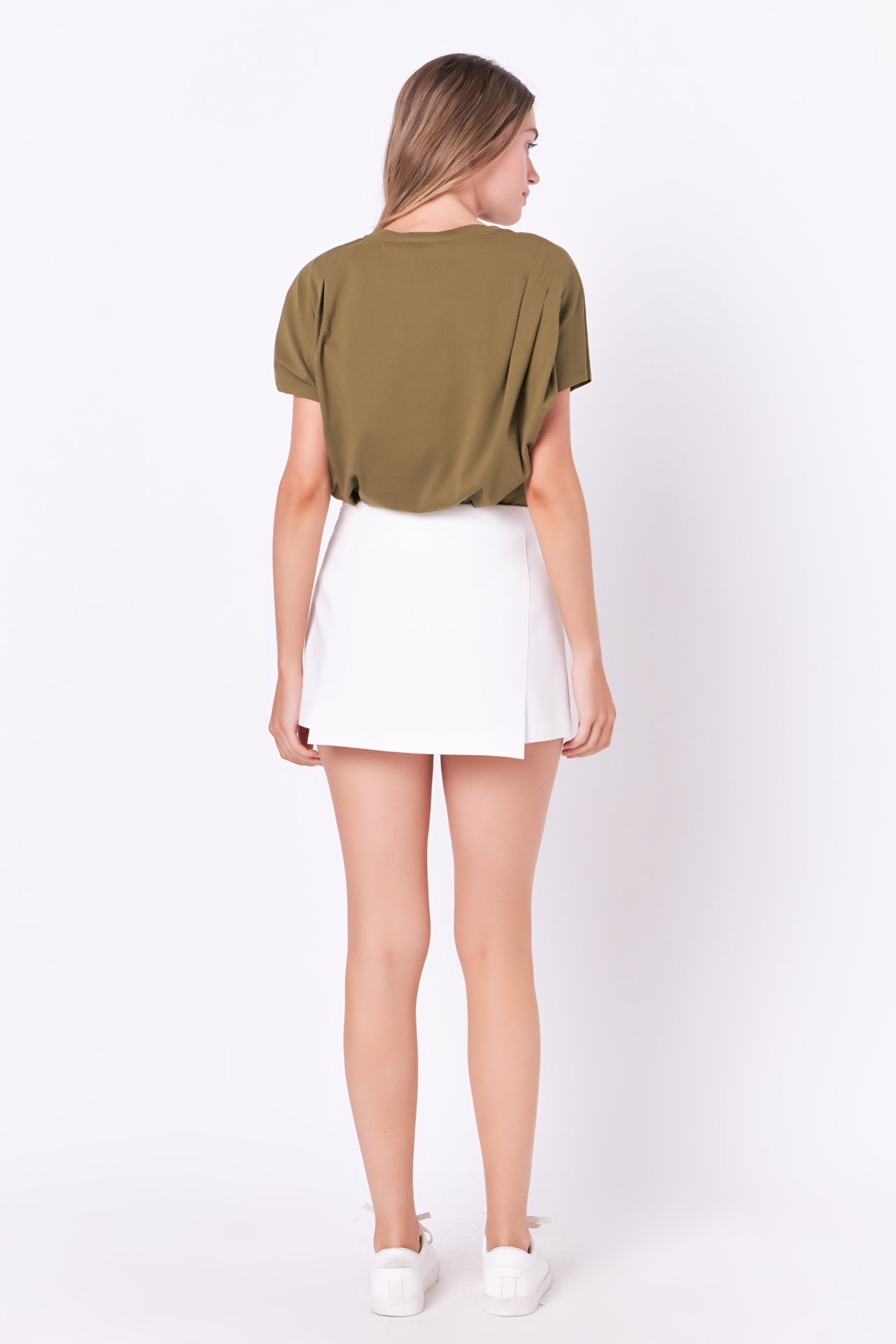 ENGLISH FACTORY - Pleated T-Shirt - TOPS available at Objectrare