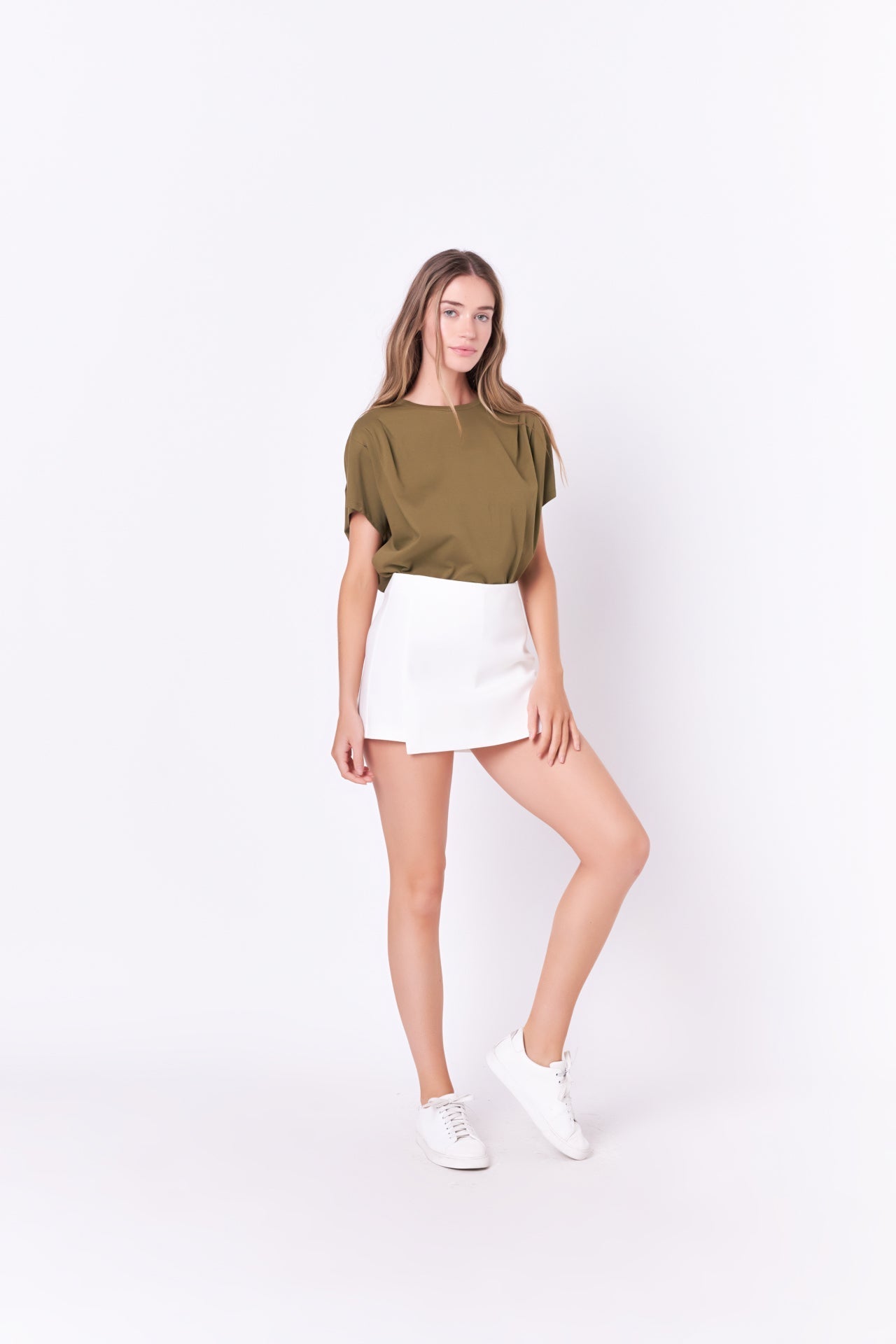 ENGLISH FACTORY - Pleated T-Shirt - TOPS available at Objectrare