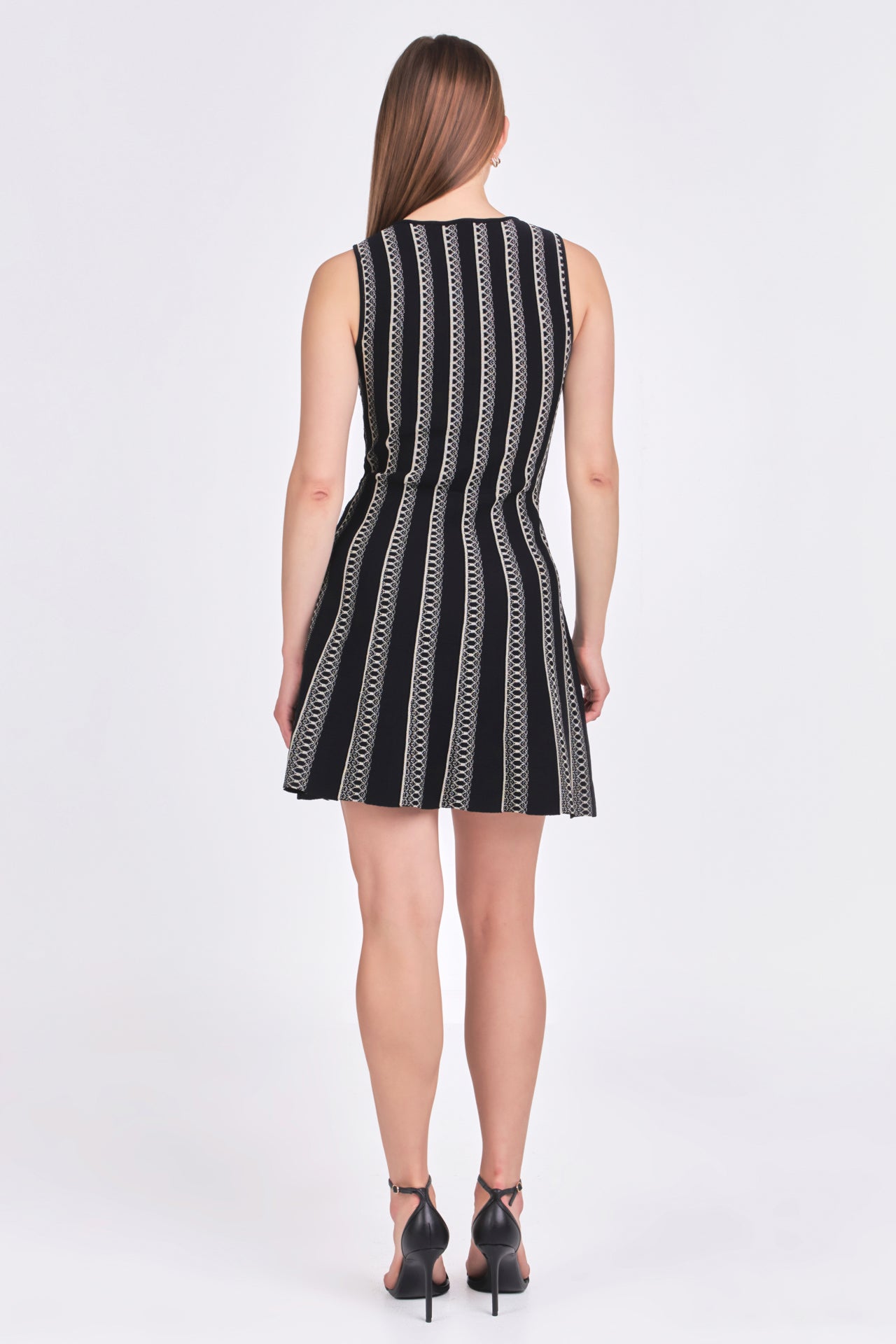 ENDLESS ROSE - Lurex Knit Mini Dress - DRESSES available at Objectrare