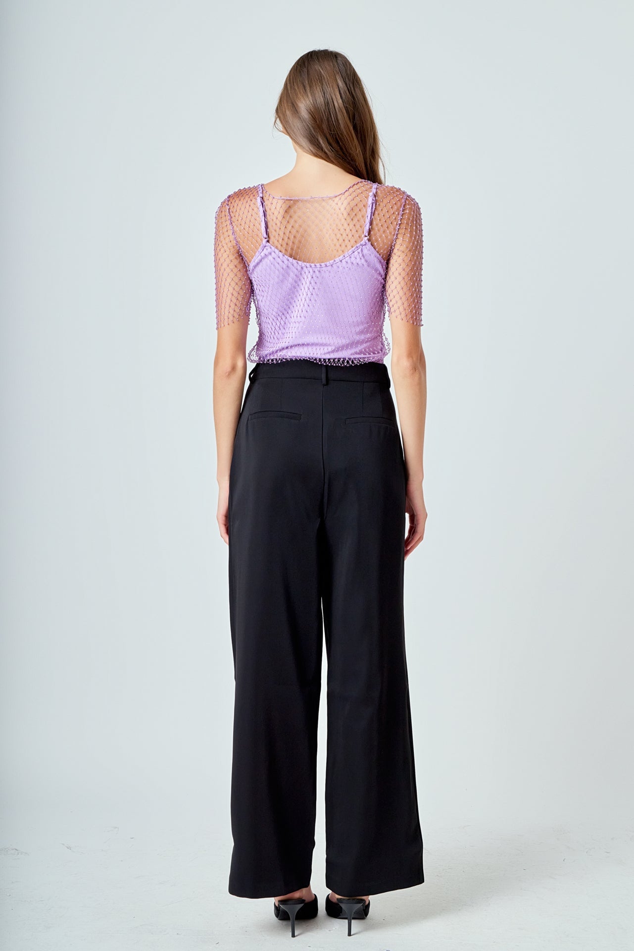 ENDLESS ROSE - Embellishment Short Sleeve Top - TOPS available at Objectrare