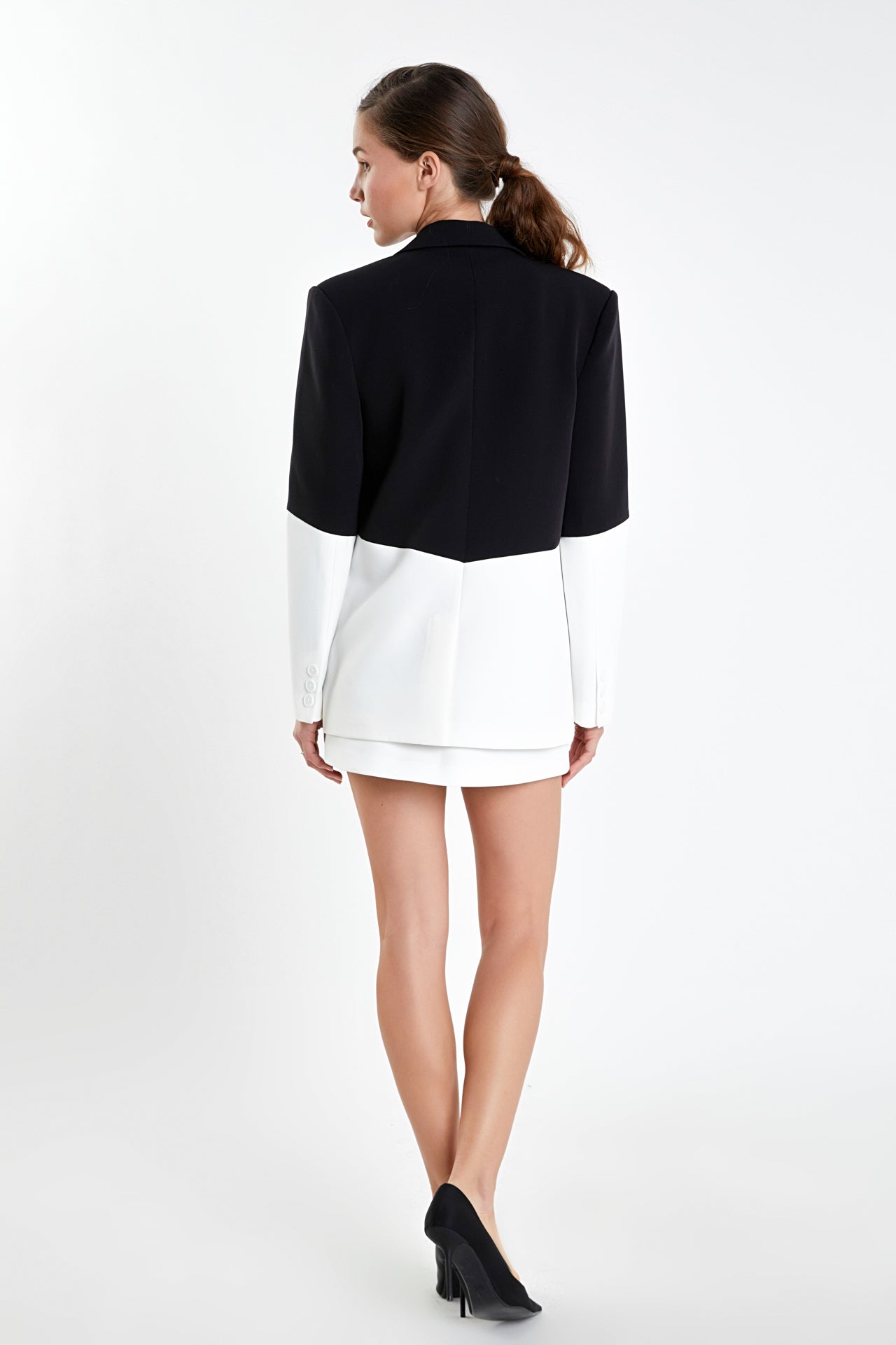 ENDLESS ROSE - Contrast Color Blazer - BLAZERS available at Objectrare