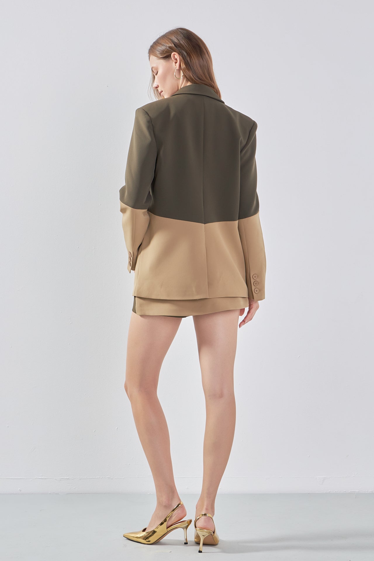 ENDLESS ROSE - Contrast Color Blazer - BLAZERS available at Objectrare