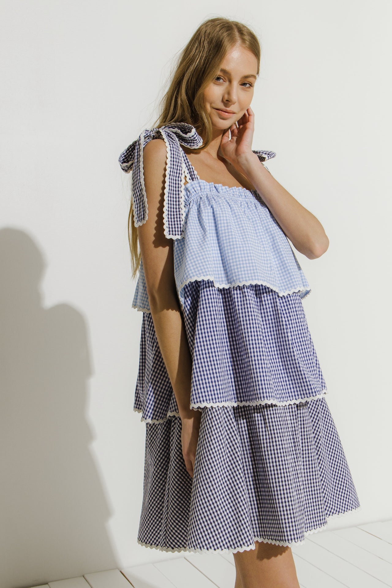 ENGLISH FACTORY - Colorblock Tiered Dress - DRESSES available at Objectrare