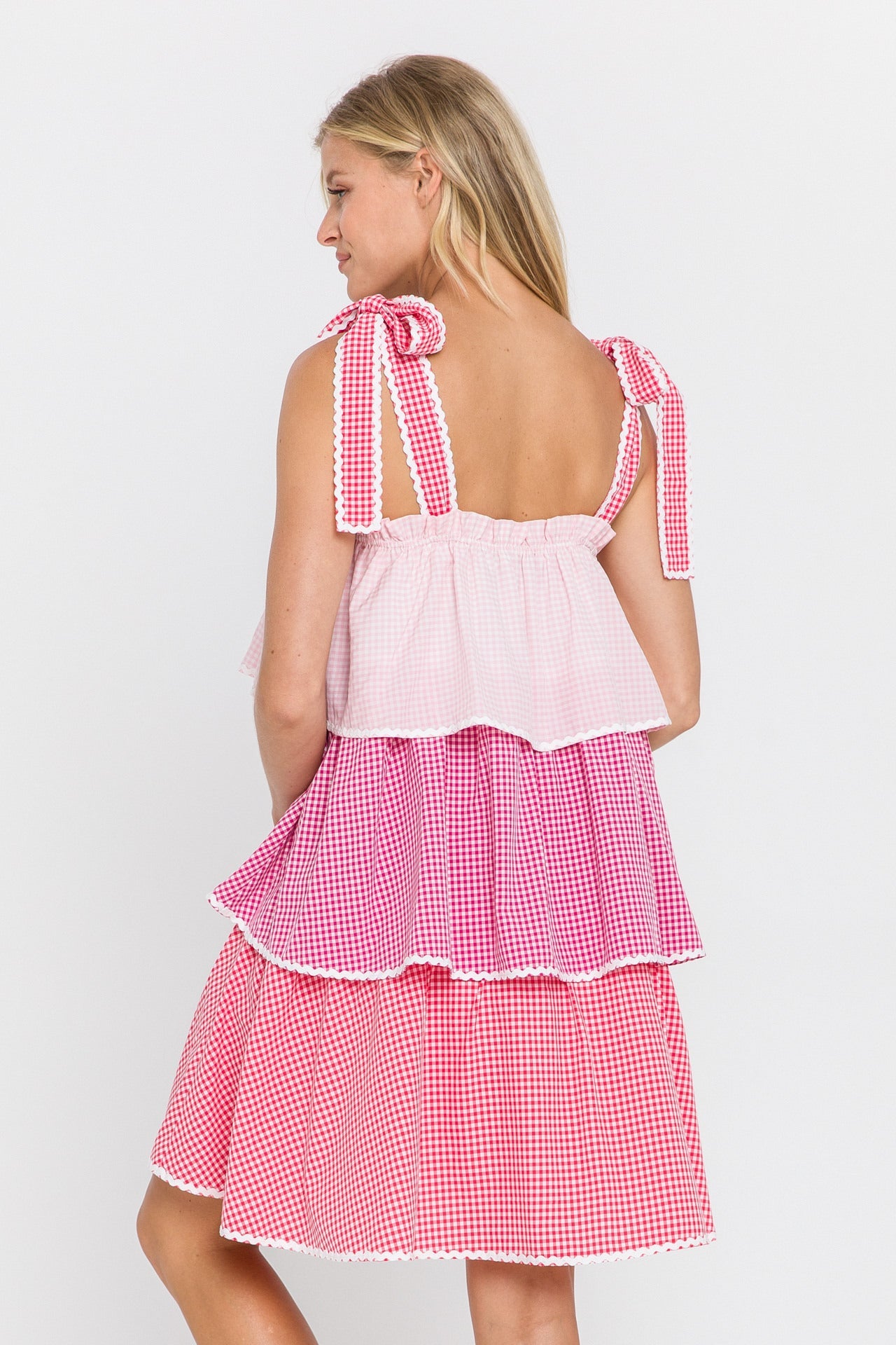 ENGLISH FACTORY - Colorblock Tiered Dress - DRESSES available at Objectrare