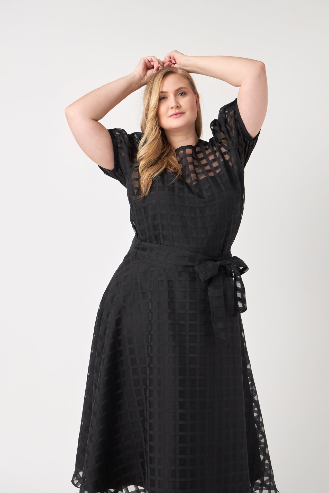 ENGLISH FACTORY - Plaid See Through Top - TOPS available at Objectrare