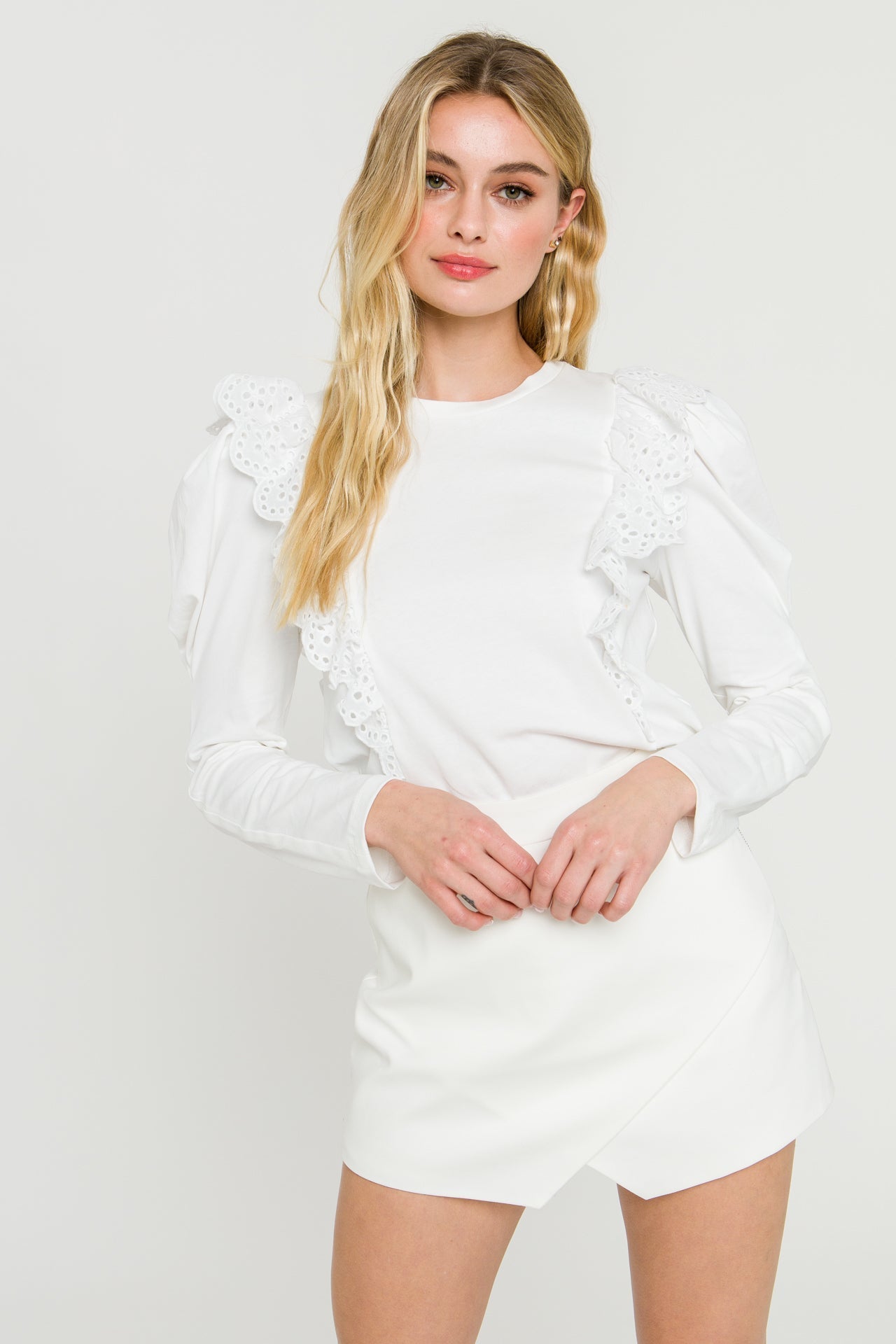 ENGLISH FACTORY - Women Knit Shirt - T-SHIRTS available at Objectrare