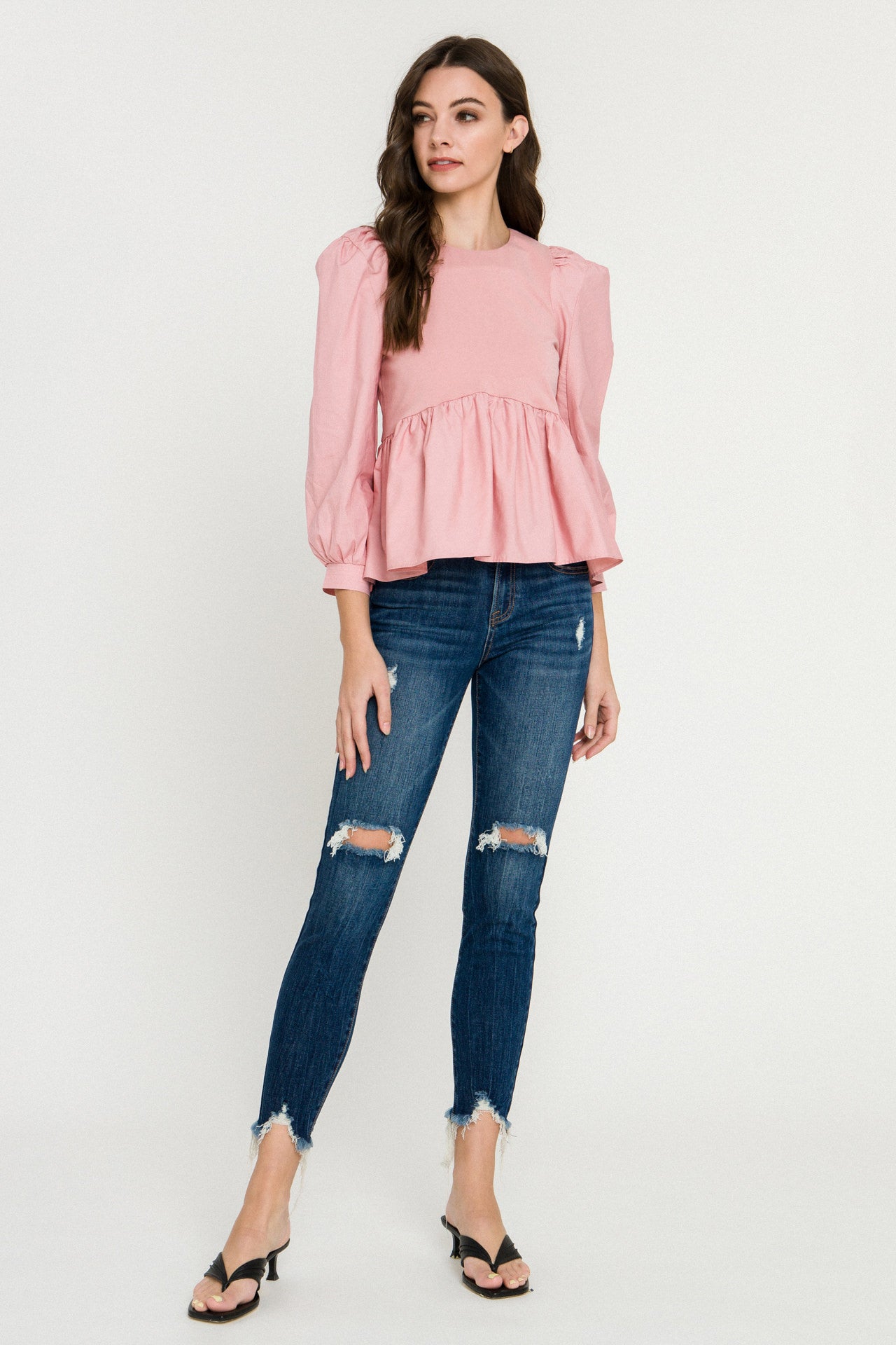ENGLISH FACTORY - Woven Knit Mixed Top - TOPS available at Objectrare