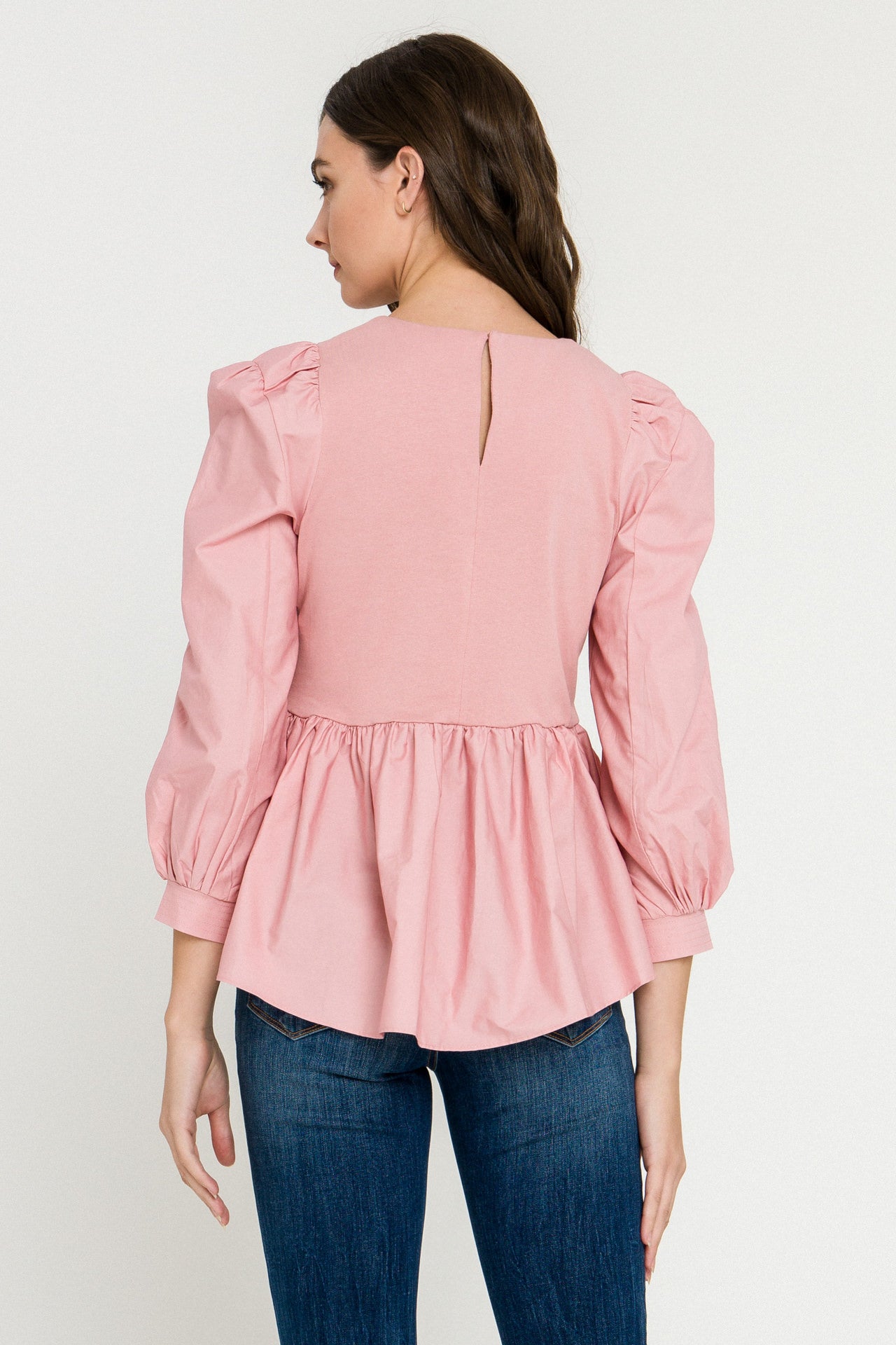 ENGLISH FACTORY - Woven Knit Mixed Top - TOPS available at Objectrare