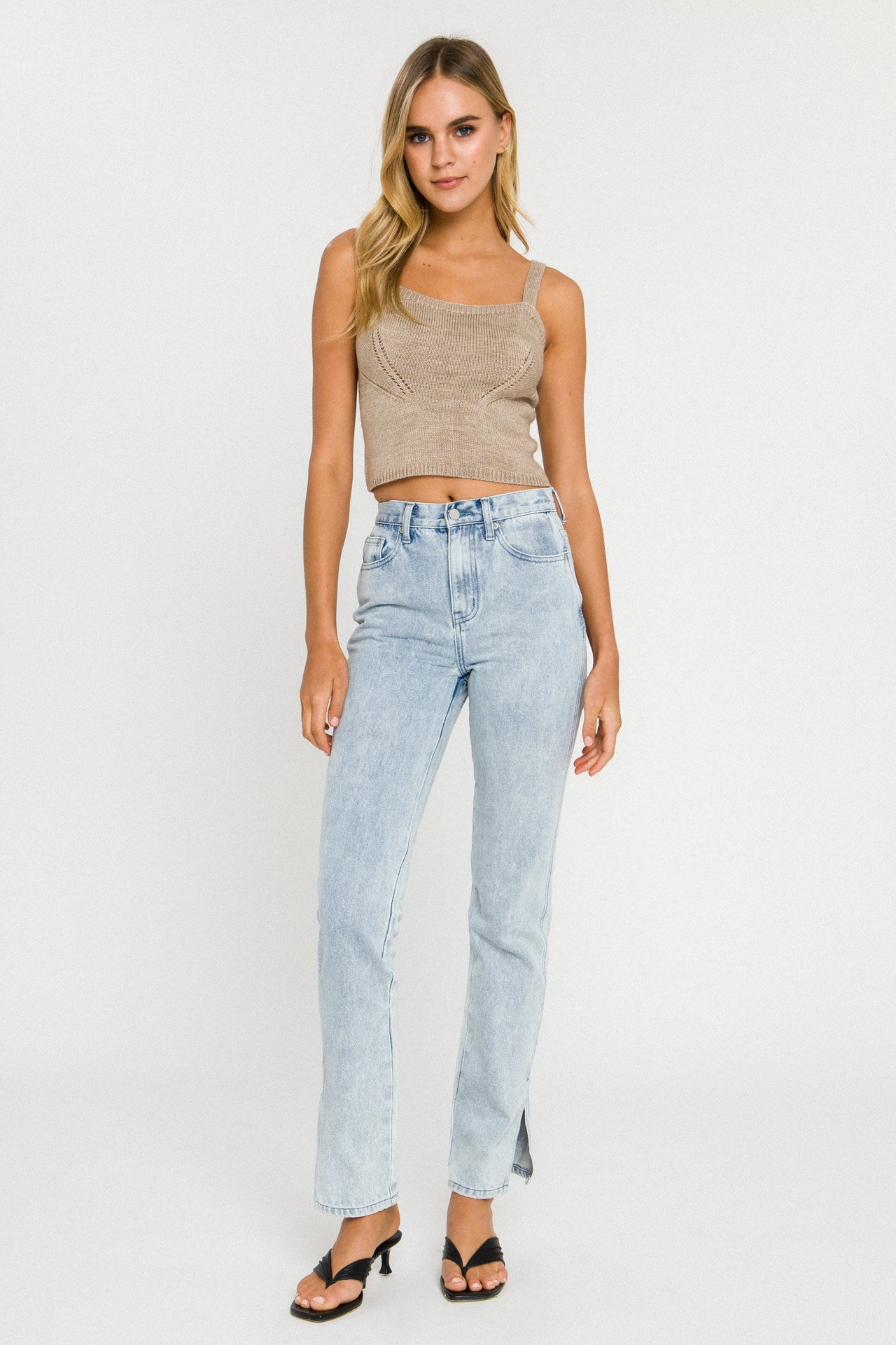 ENGLISH FACTORY - Tank Top Sweater - TOPS available at Objectrare