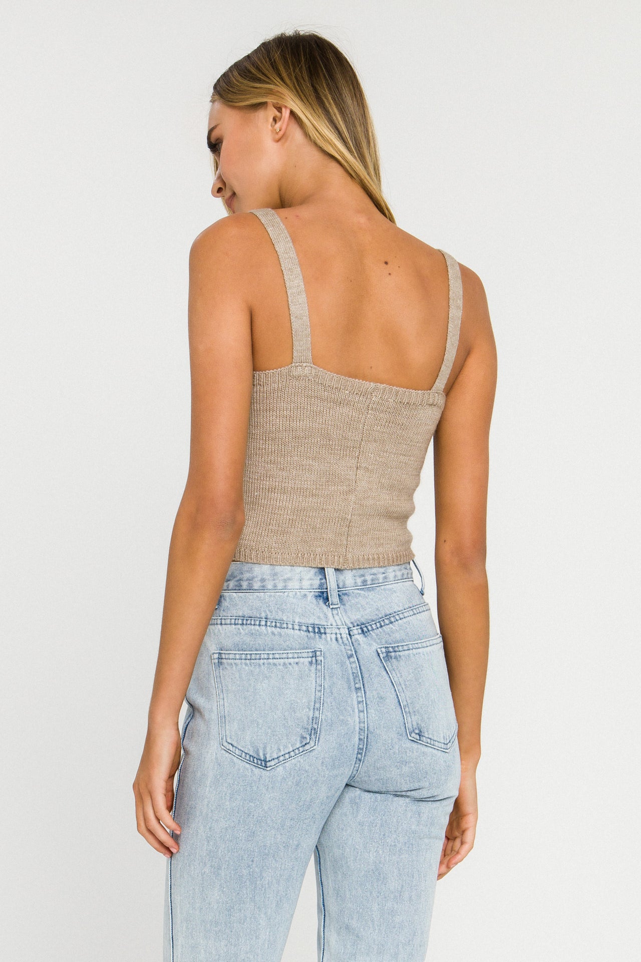 ENGLISH FACTORY - Tank Top Sweater - TOPS available at Objectrare