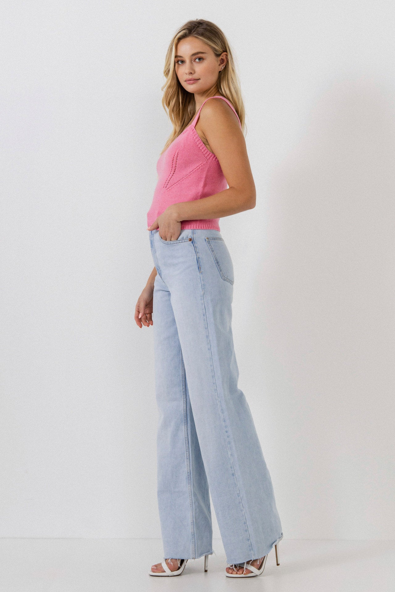 ENGLISH FACTORY - Tank Top Sweater - TOPS available at Objectrare