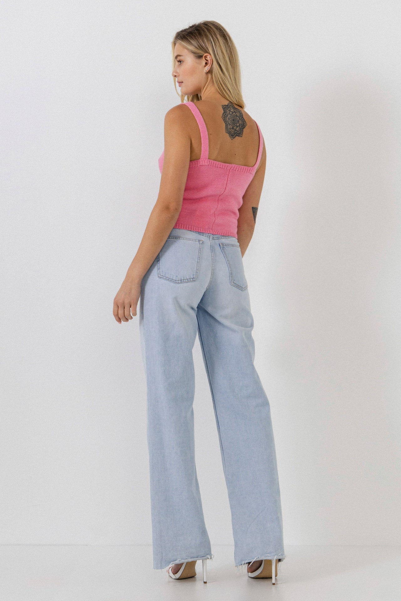 ENGLISH FACTORY - Tank Top Sweater - TOPS available at Objectrare