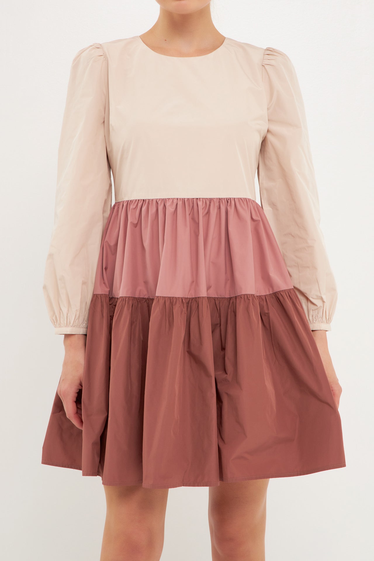 ENGLISH FACTORY - Colorblock Mini Dress - DRESSES available at Objectrare