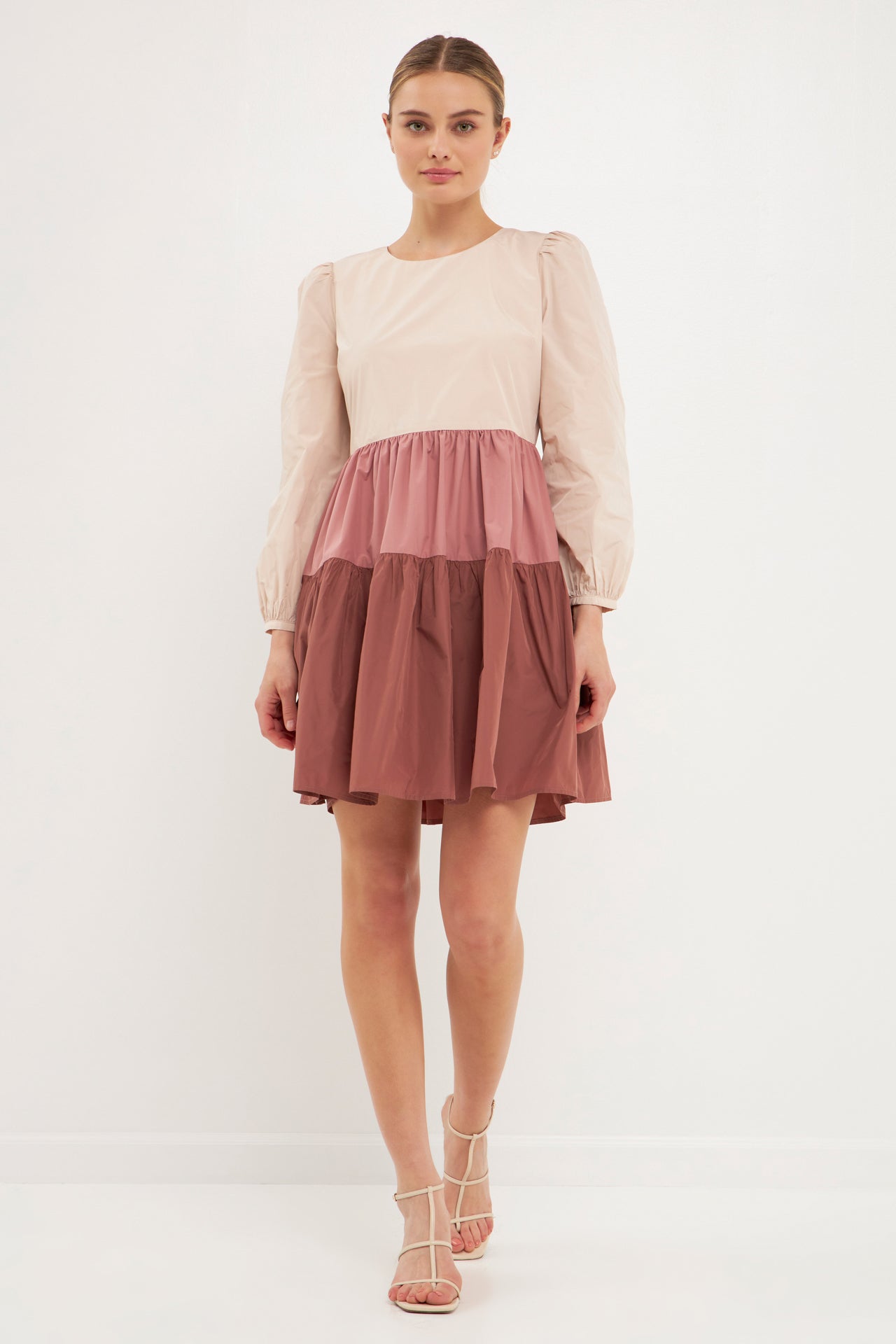ENGLISH FACTORY - Colorblock Mini Dress - DRESSES available at Objectrare