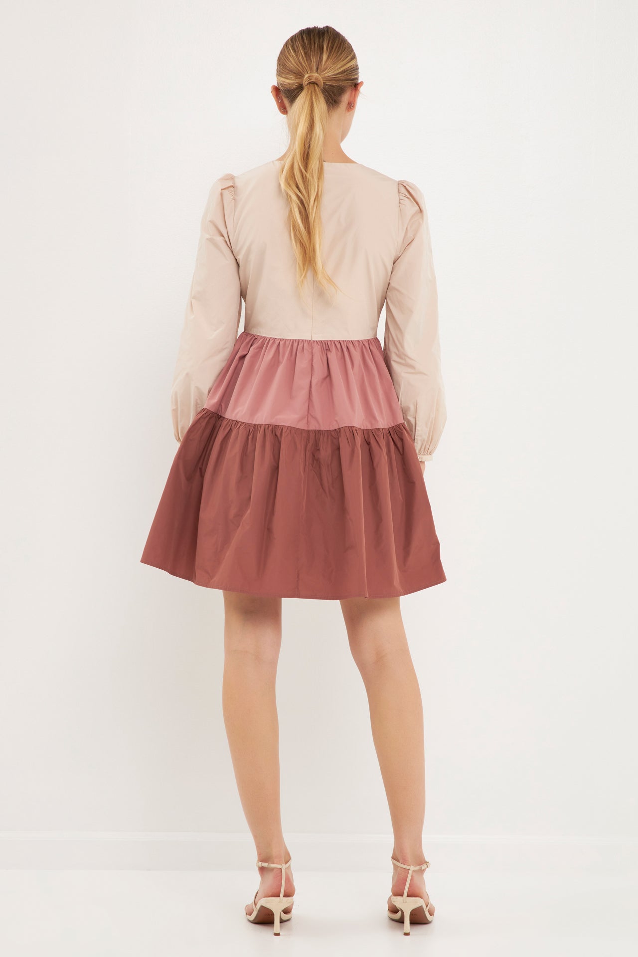 ENGLISH FACTORY - Colorblock Mini Dress - DRESSES available at Objectrare