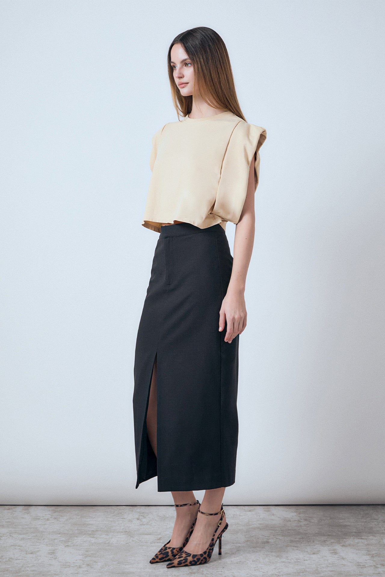 ENDLESS ROSE - Drop Shoulder Cropped Top - TOPS available at Objectrare