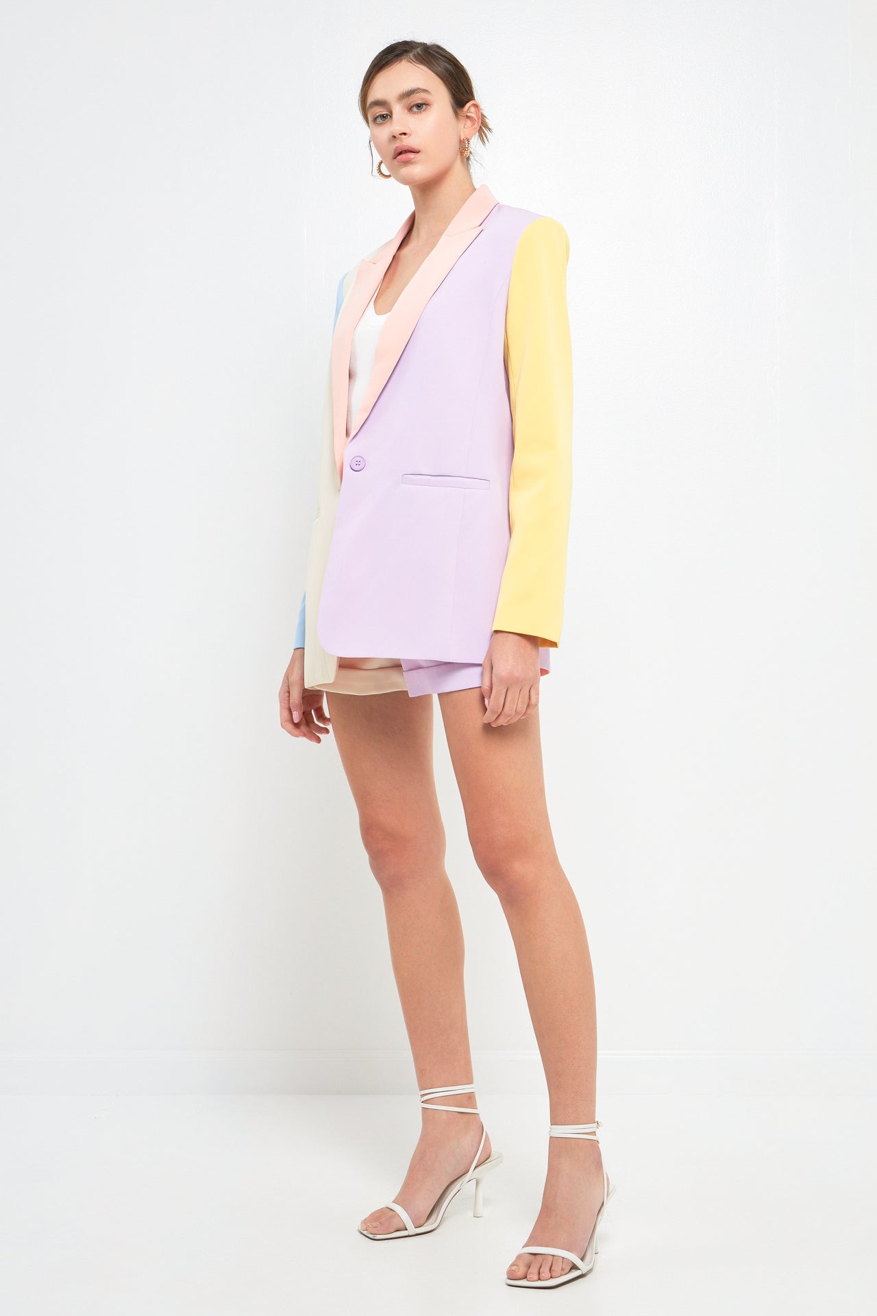 ENDLESS ROSE - Color Block Blazer - BLAZERS available at Objectrare