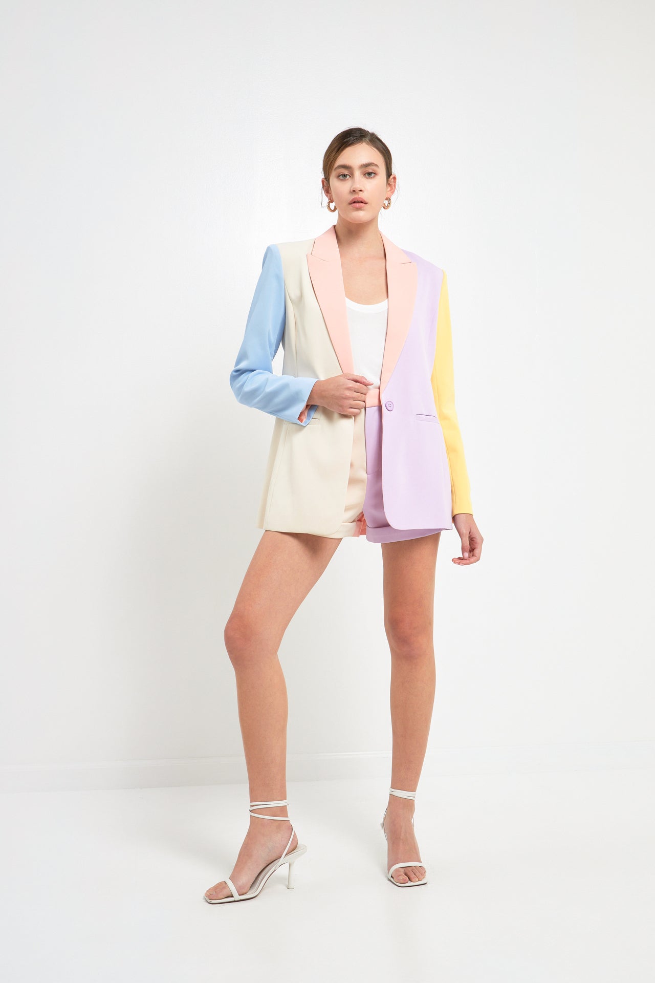 ENDLESS ROSE - Color Block Blazer - BLAZERS available at Objectrare