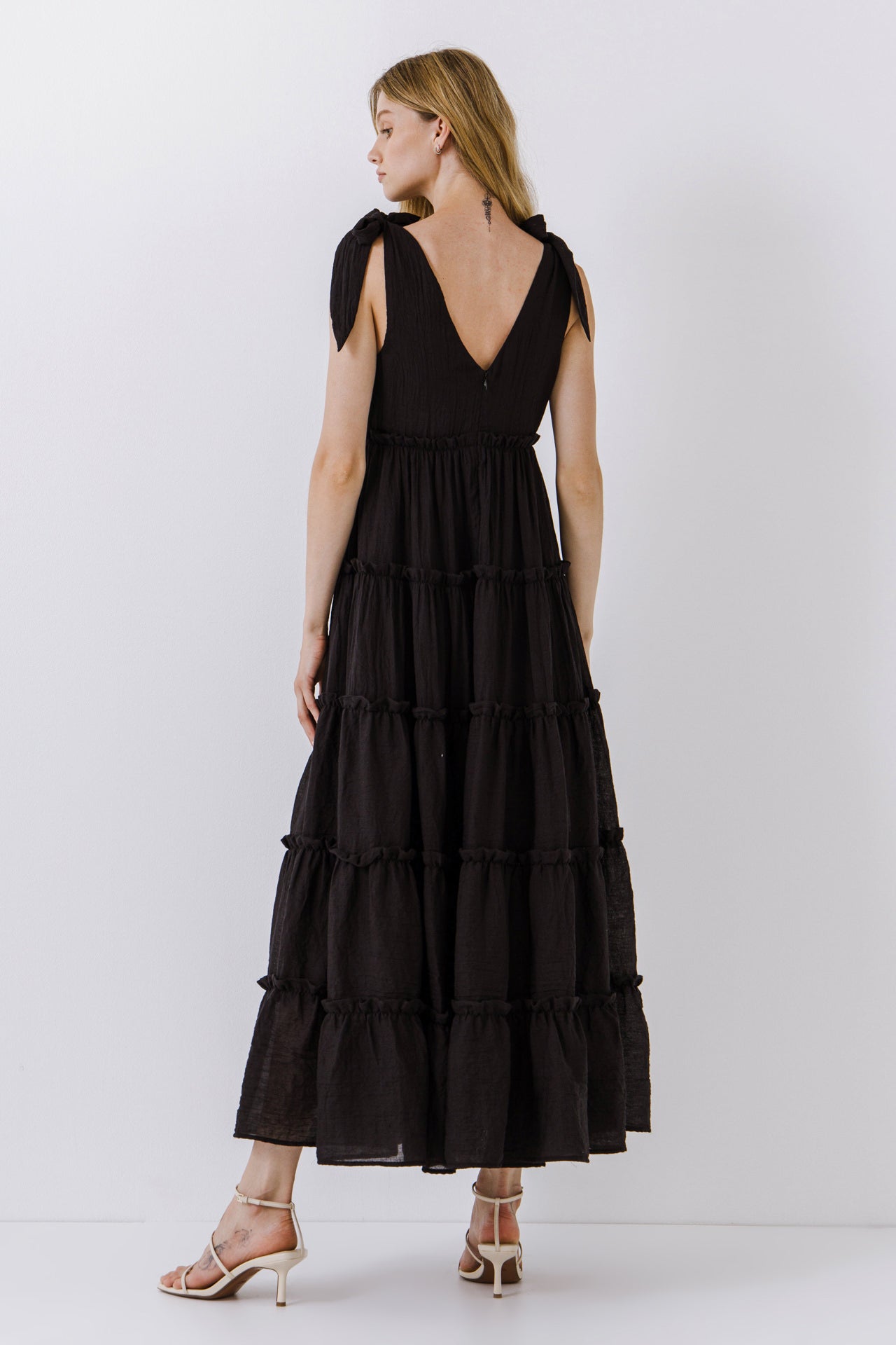 FREE THE ROSES - Tiered Maxi Dress - DRESSES available at Objectrare