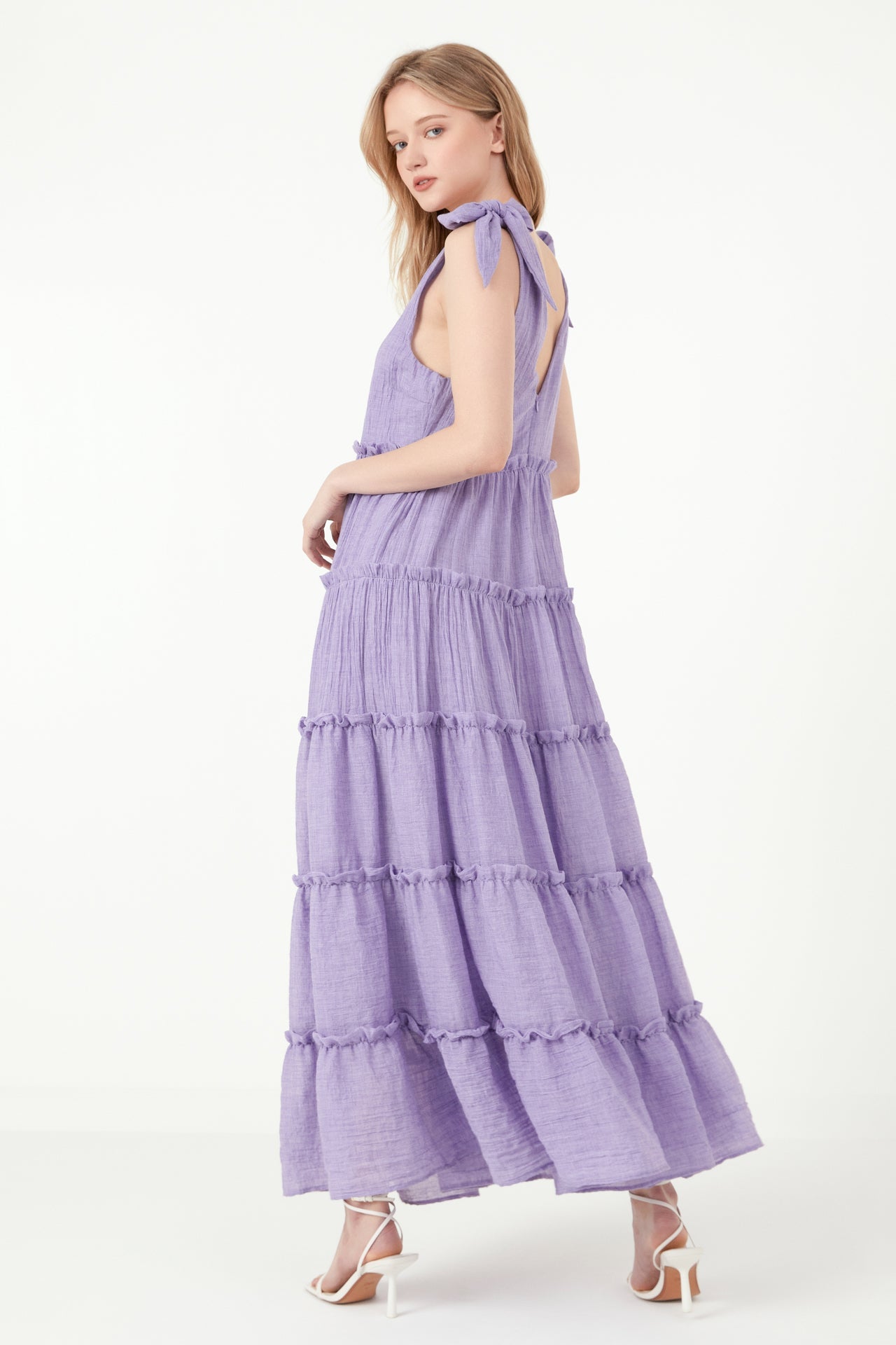 FREE THE ROSES - Tiered Maxi Dress - DRESSES available at Objectrare