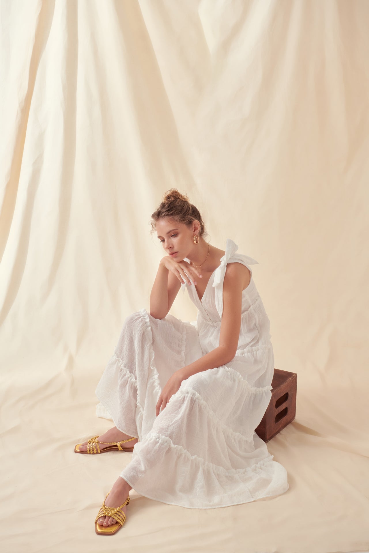 FREE THE ROSES - Tiered Maxi Dress - DRESSES available at Objectrare