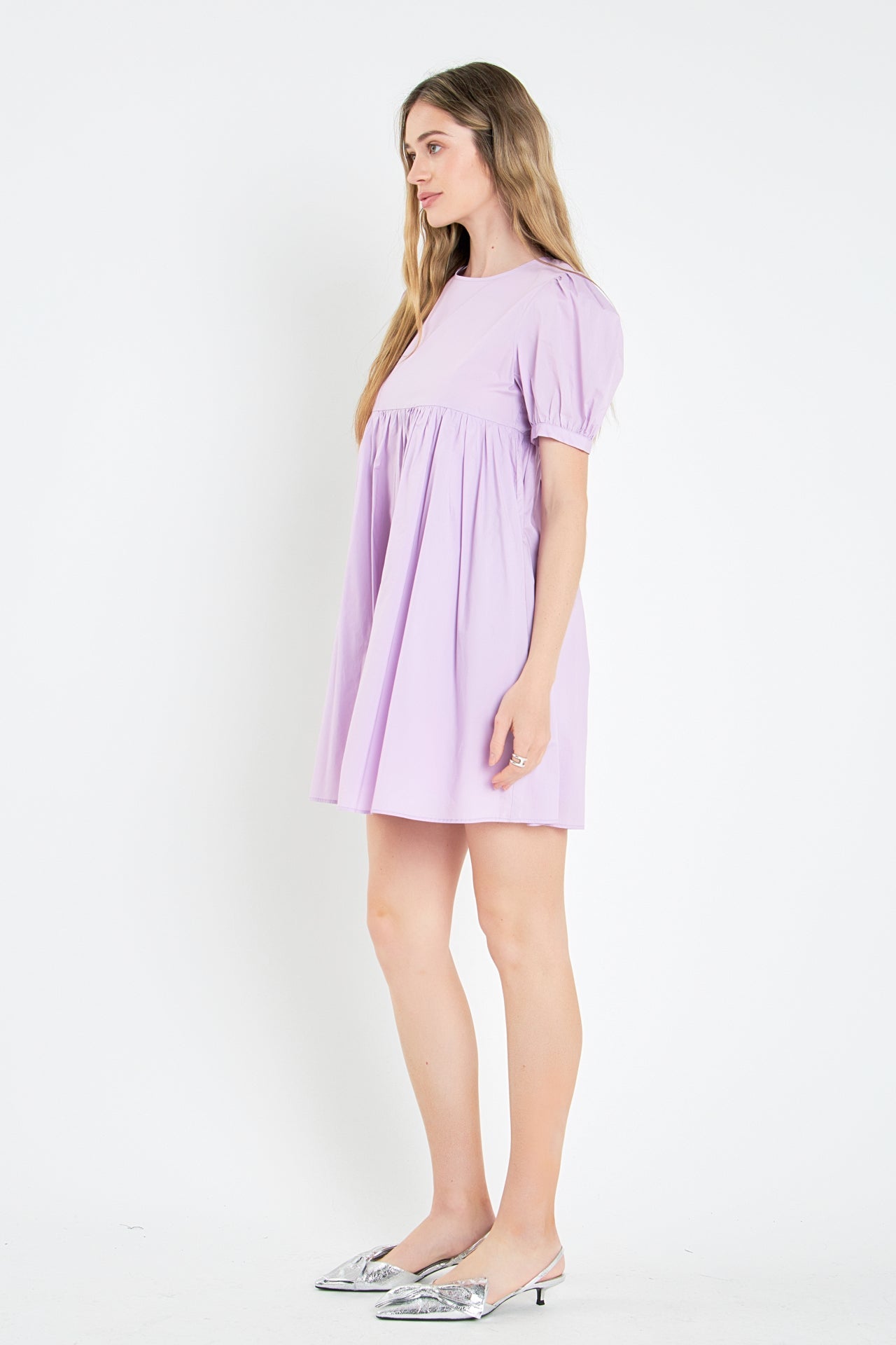 ENGLISH FACTORY - Puff Sleeve Babydoll Dress - DRESSES available at Objectrare