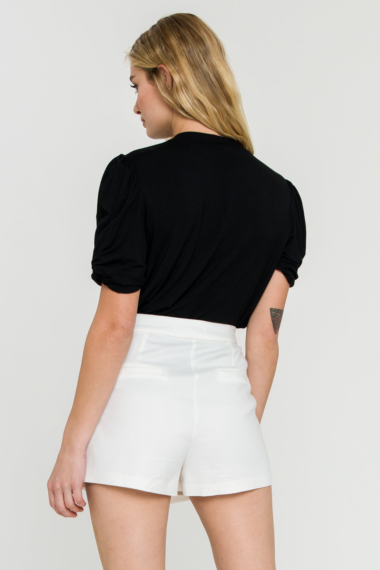 ENGLISH FACTORY - Twisted Sleeve T-shirt - T-SHIRTS available at Objectrare