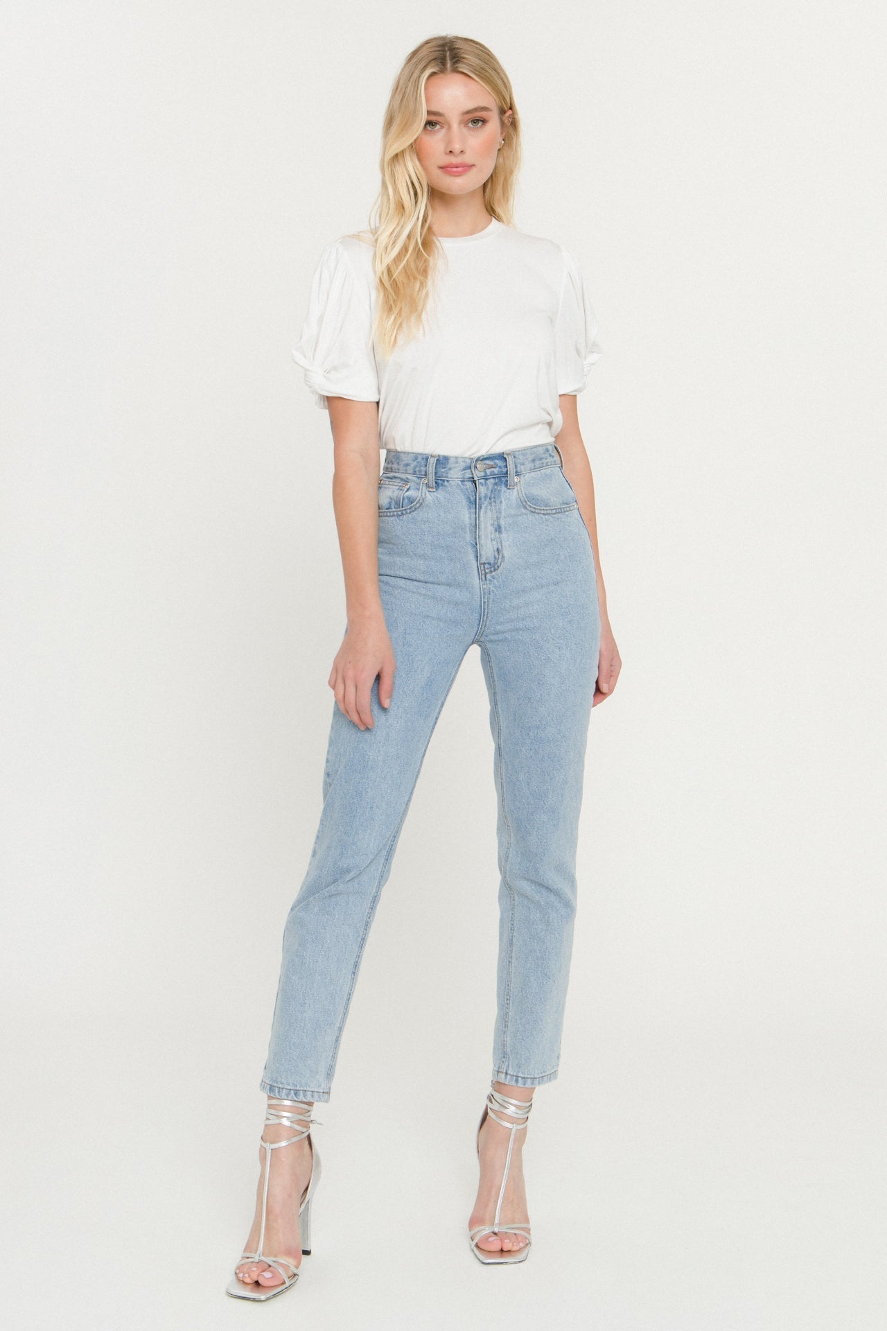 ENGLISH FACTORY - Twisted Sleeve T-shirt - T-SHIRTS available at Objectrare