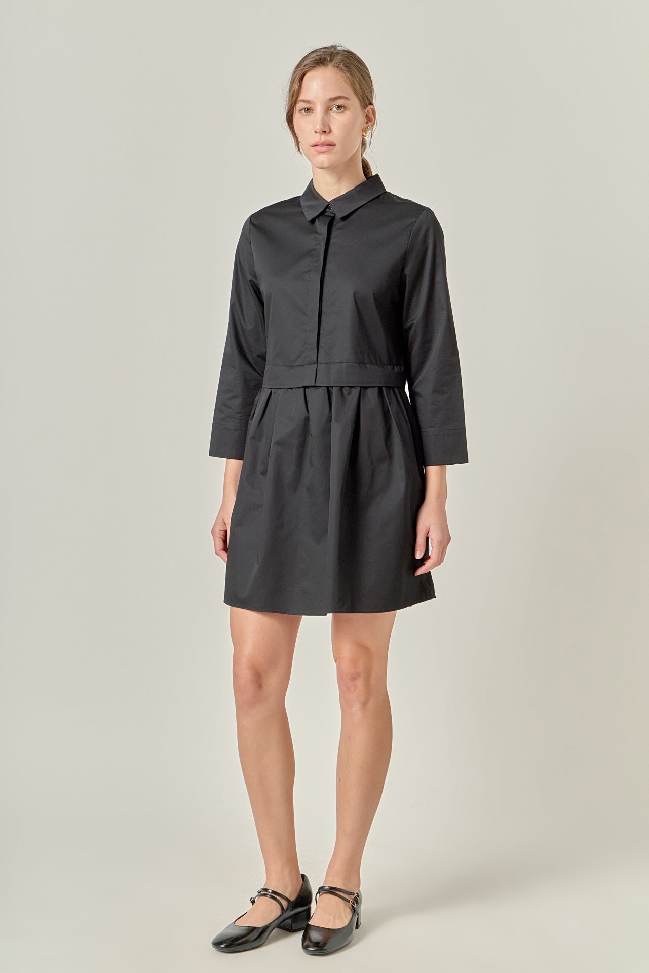 ENGLISH FACTORY - Mini Shirt Dress - DRESSES available at Objectrare