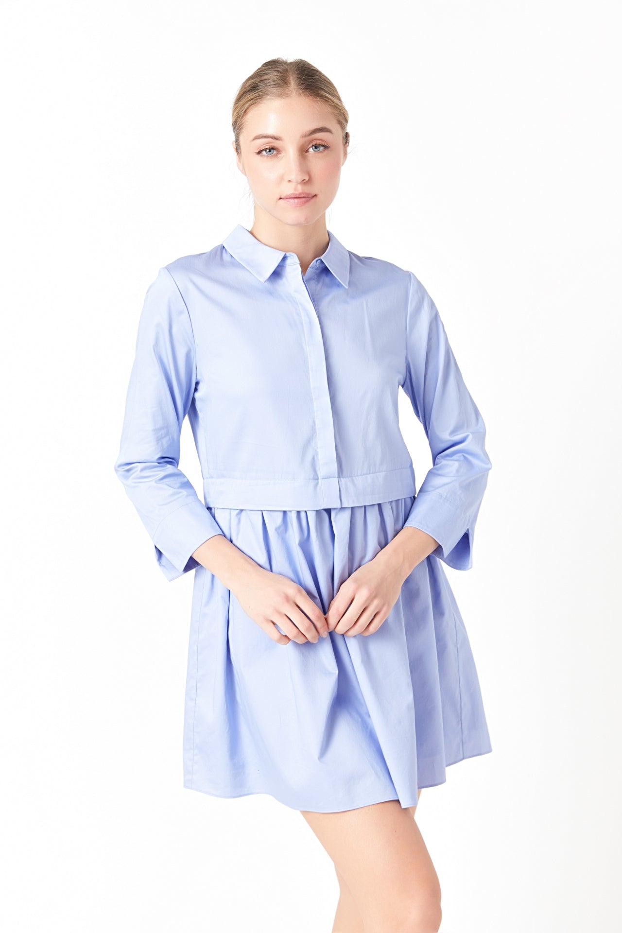 ENGLISH FACTORY - Mini Shirt Dress - DRESSES available at Objectrare