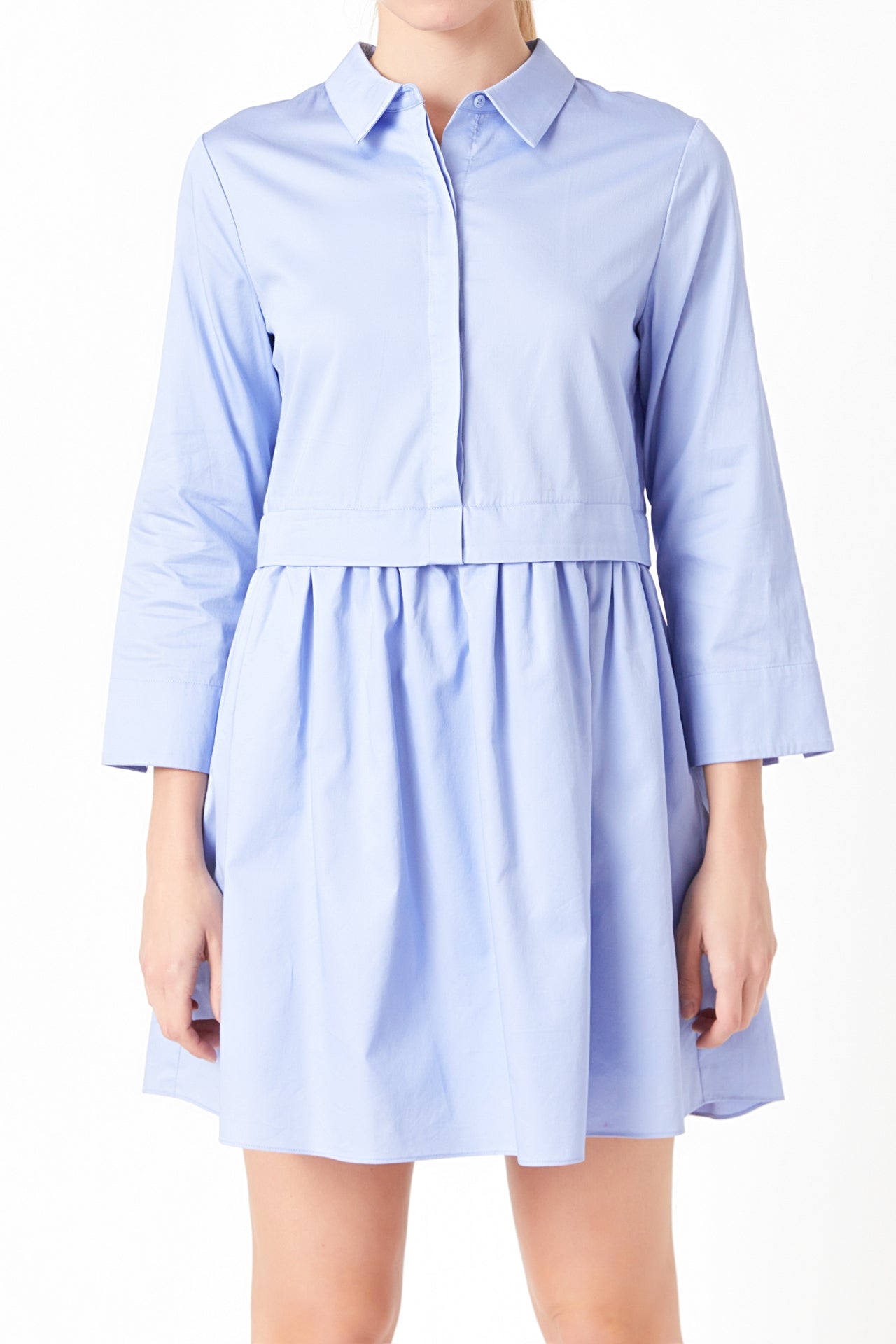 ENGLISH FACTORY - Mini Shirt Dress - DRESSES available at Objectrare
