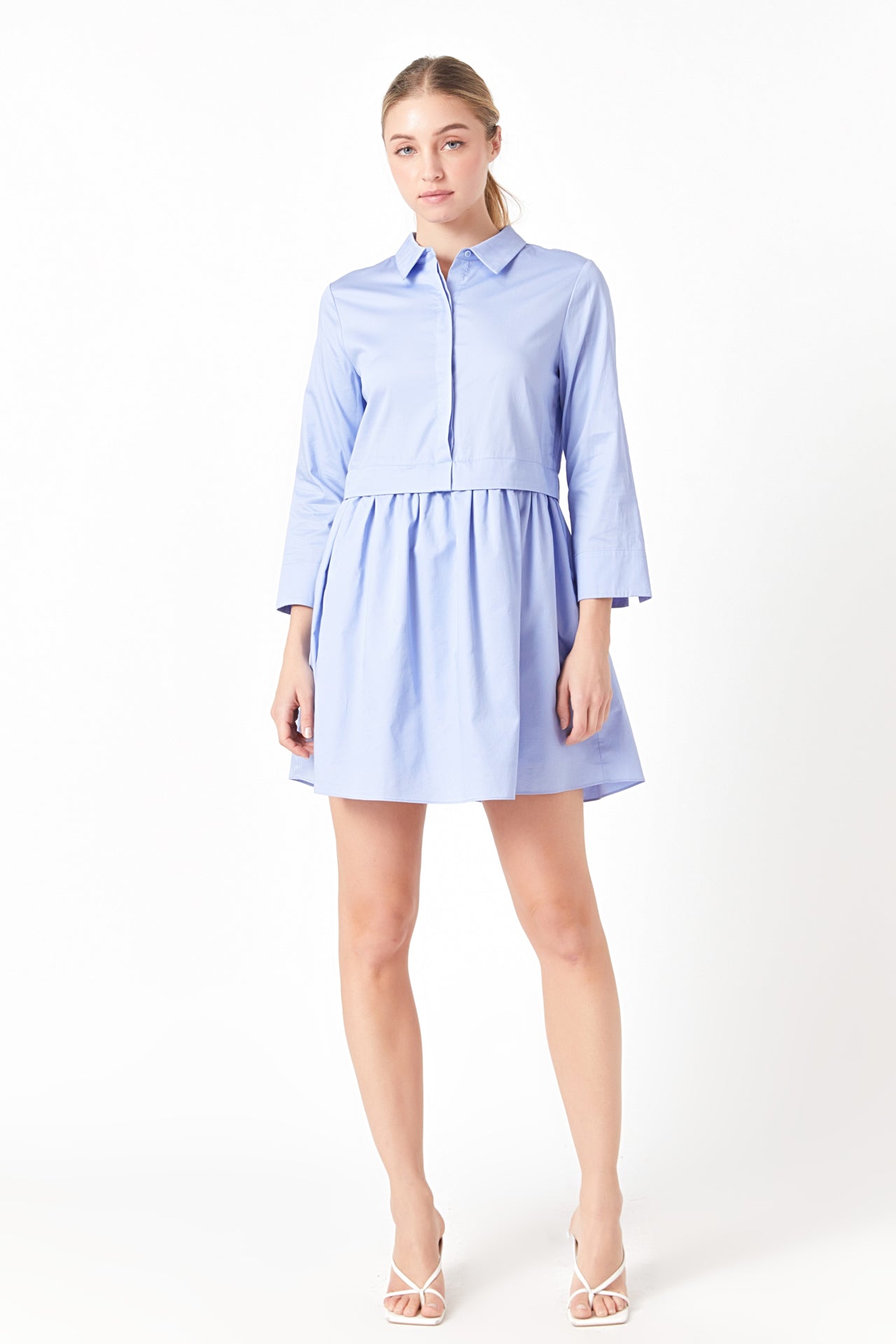 ENGLISH FACTORY - Mini Shirt Dress - DRESSES available at Objectrare